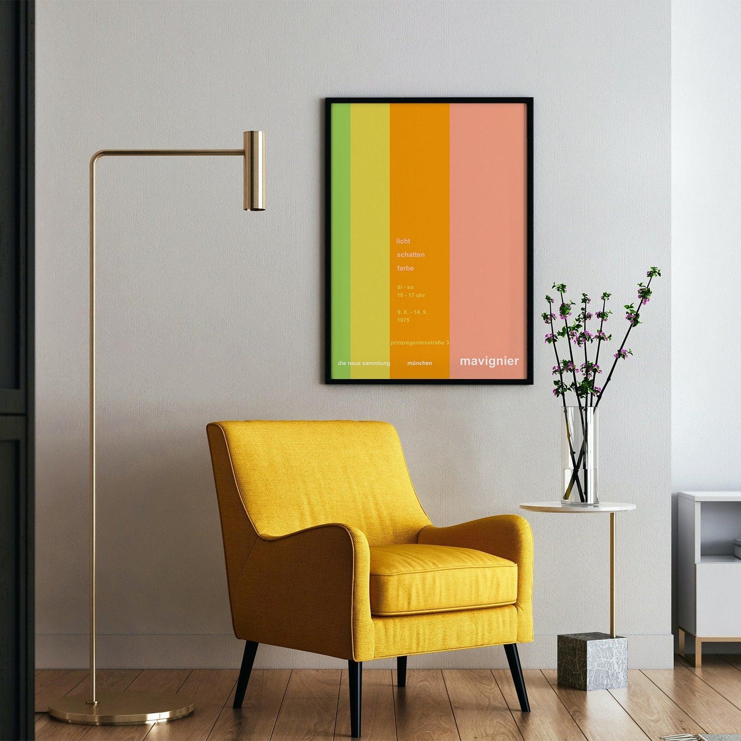 Almir Mavignier 1975 Exhibition Poster