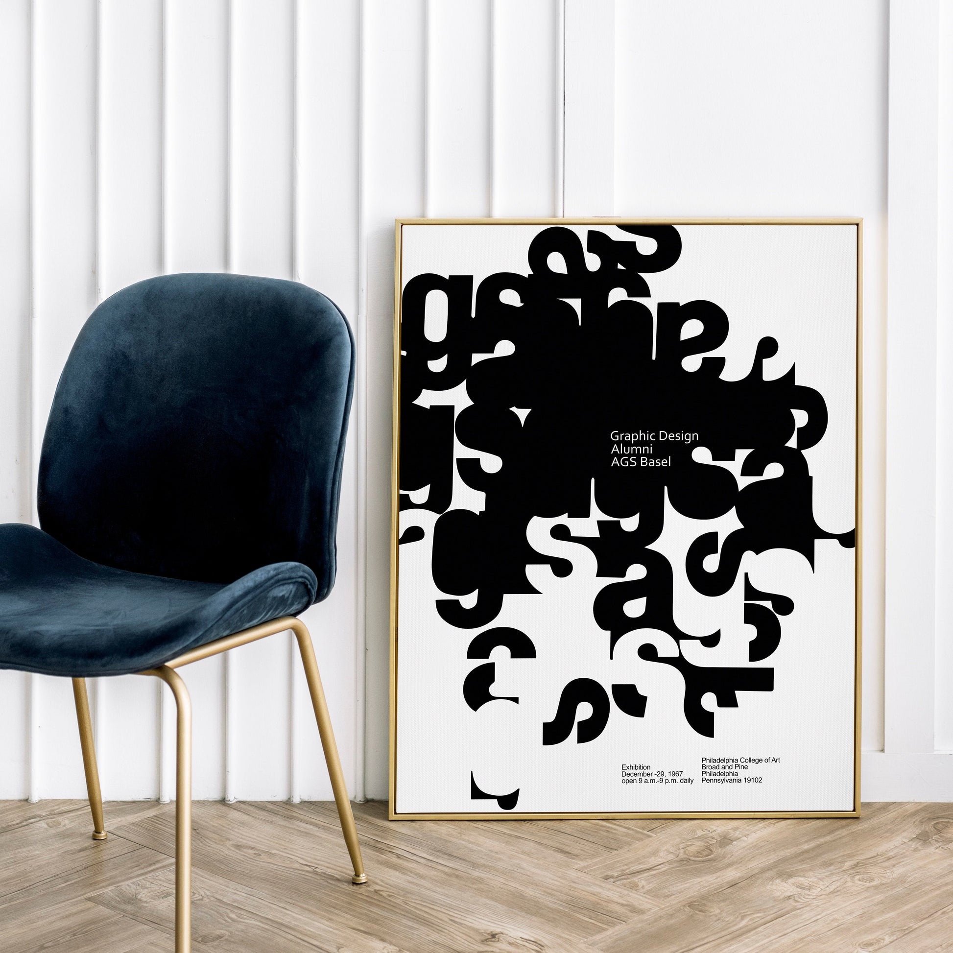 Armin Hofmann 1967 Exhibition Poster, Graphic Design Alumni Basel