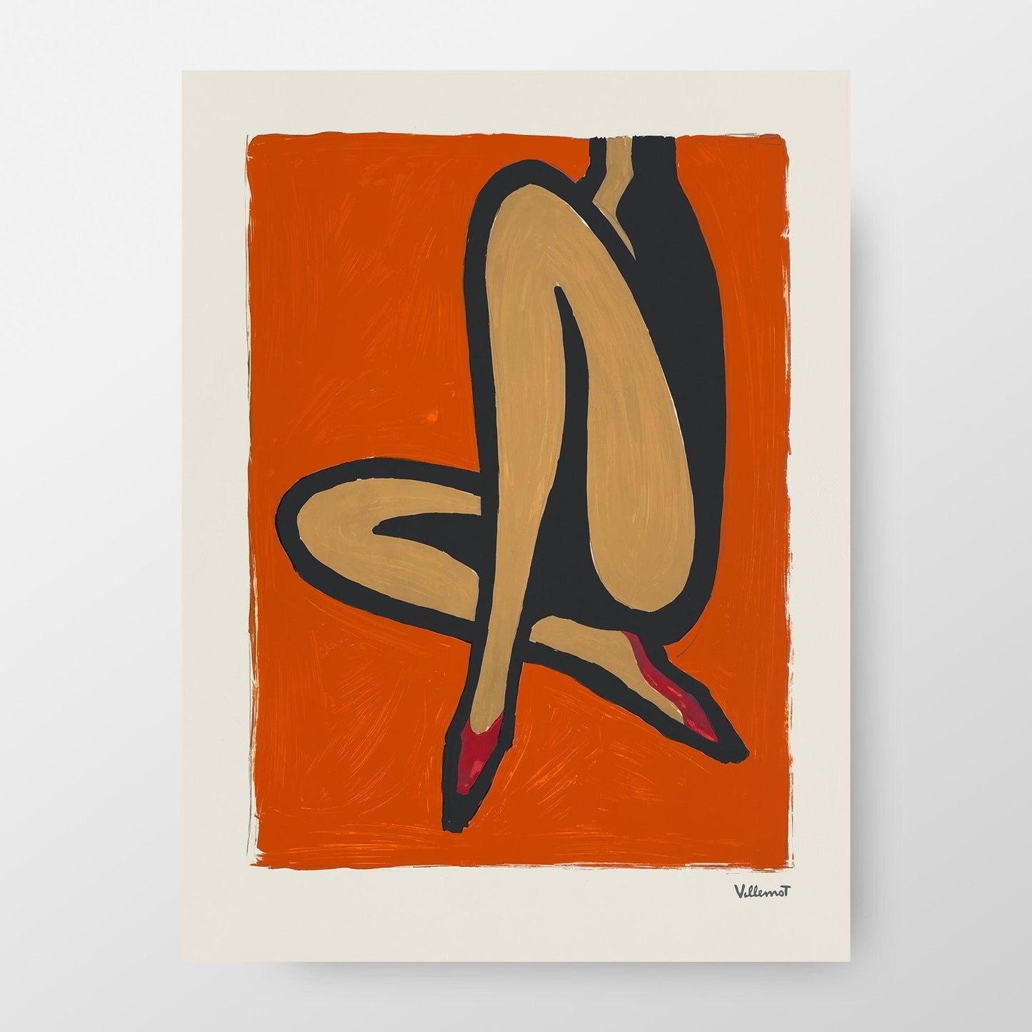 Bernard Villemot Fine Art Print, 1971 "Les Parisiennes III"