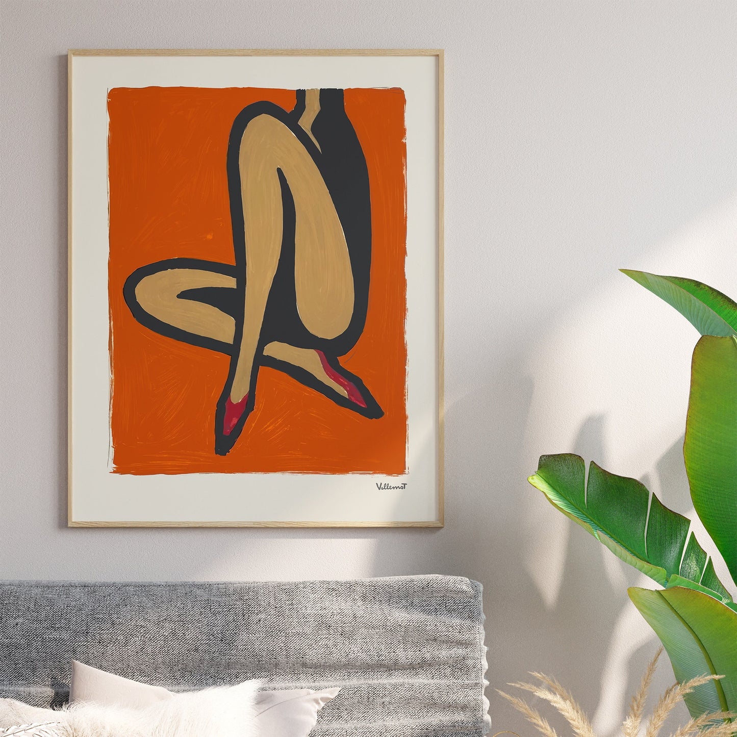 Bernard Villemot Fine Art Print, 1971 "Les Parisiennes III"