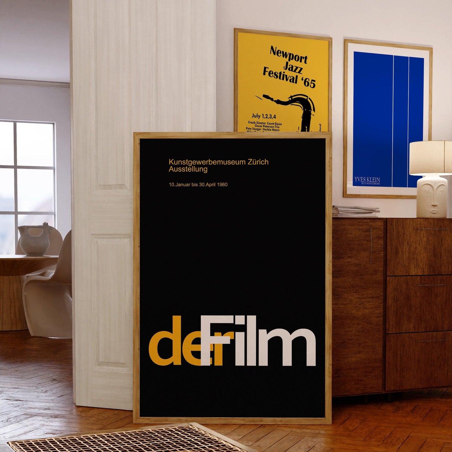 Der Film 1960 Exhibition Poster by Josef Müller-Brockmann