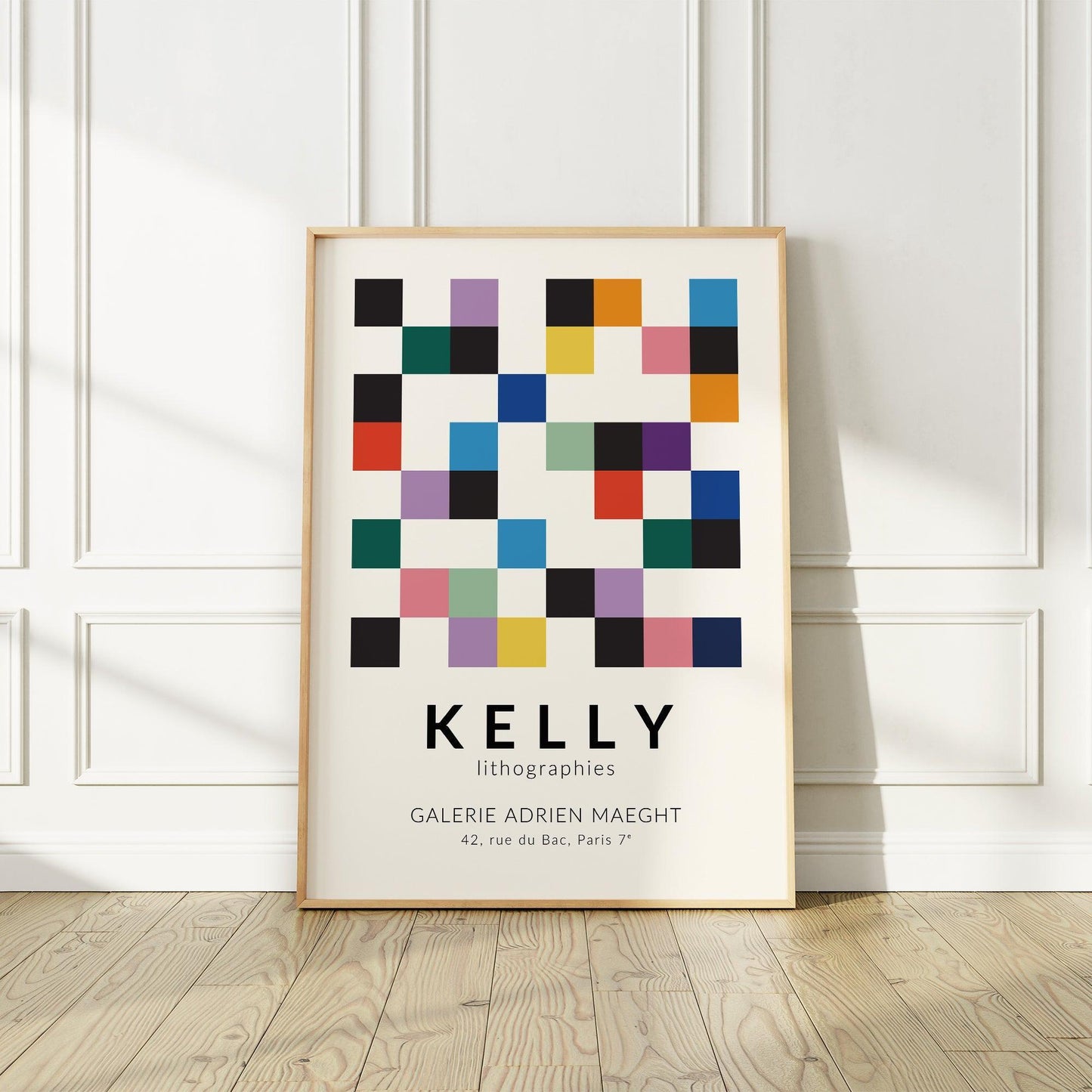 Ellsworth Kelly, 1966 Maeght Paris Exhibition Poster