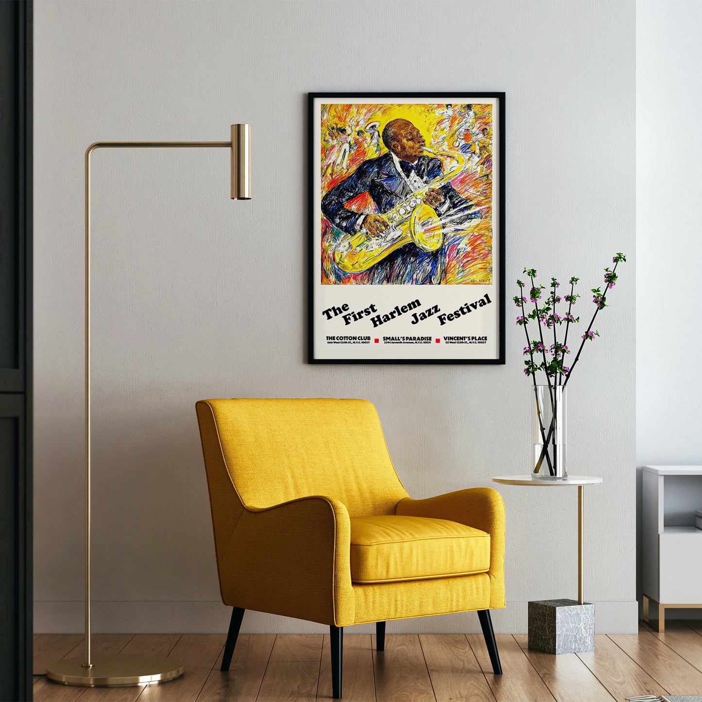 Harlem First Jazz Festival 1978 Reproduction Poster