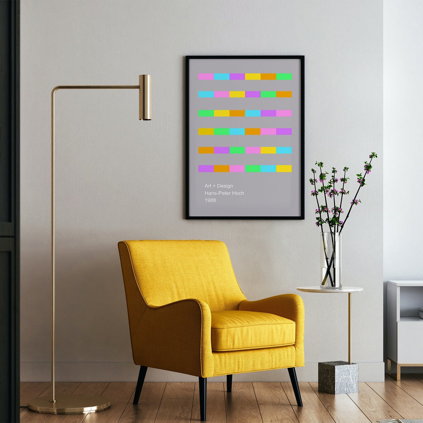 Hans Peter Hoch 1988 Exhibition Poster