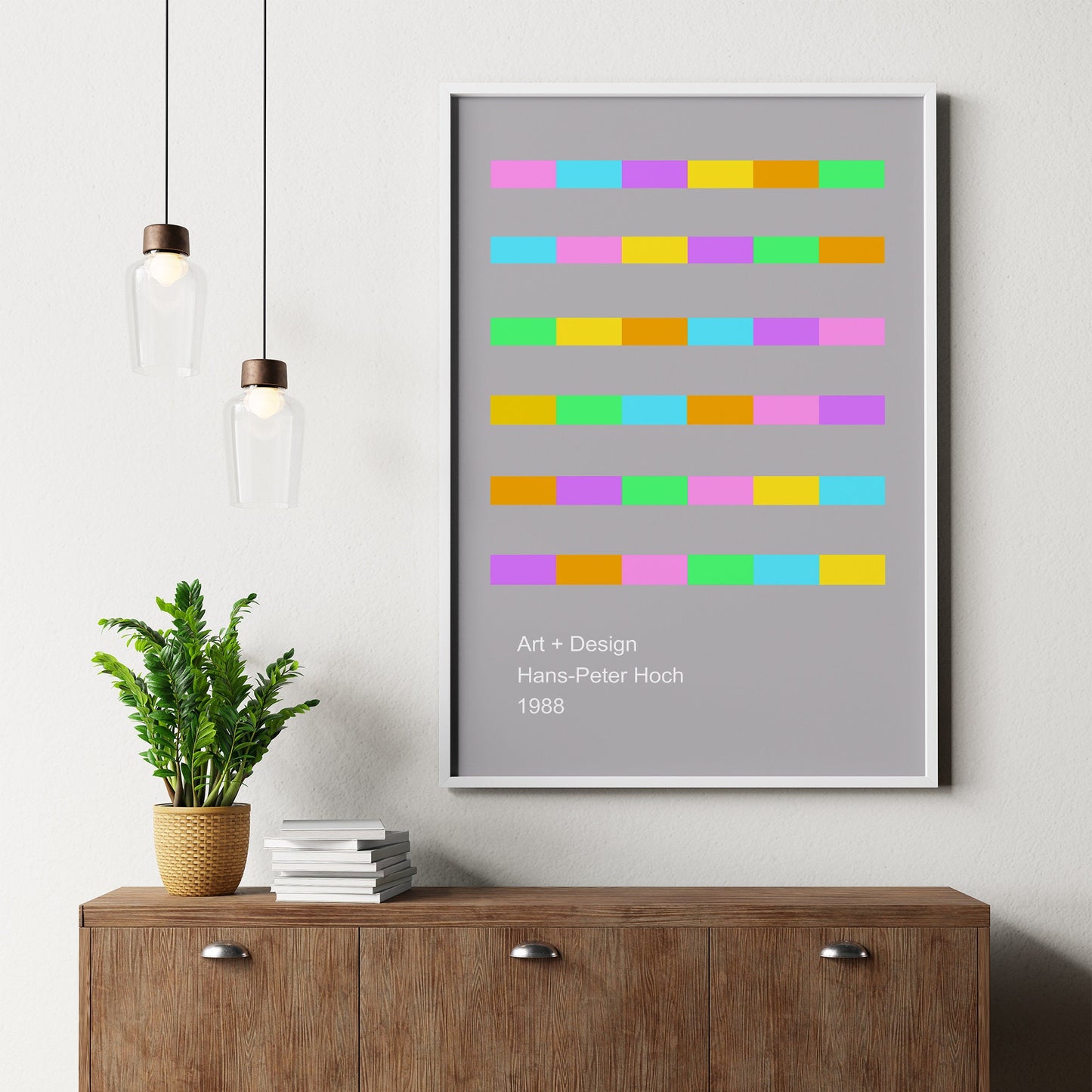 Hans Peter Hoch 1988 Exhibition Poster