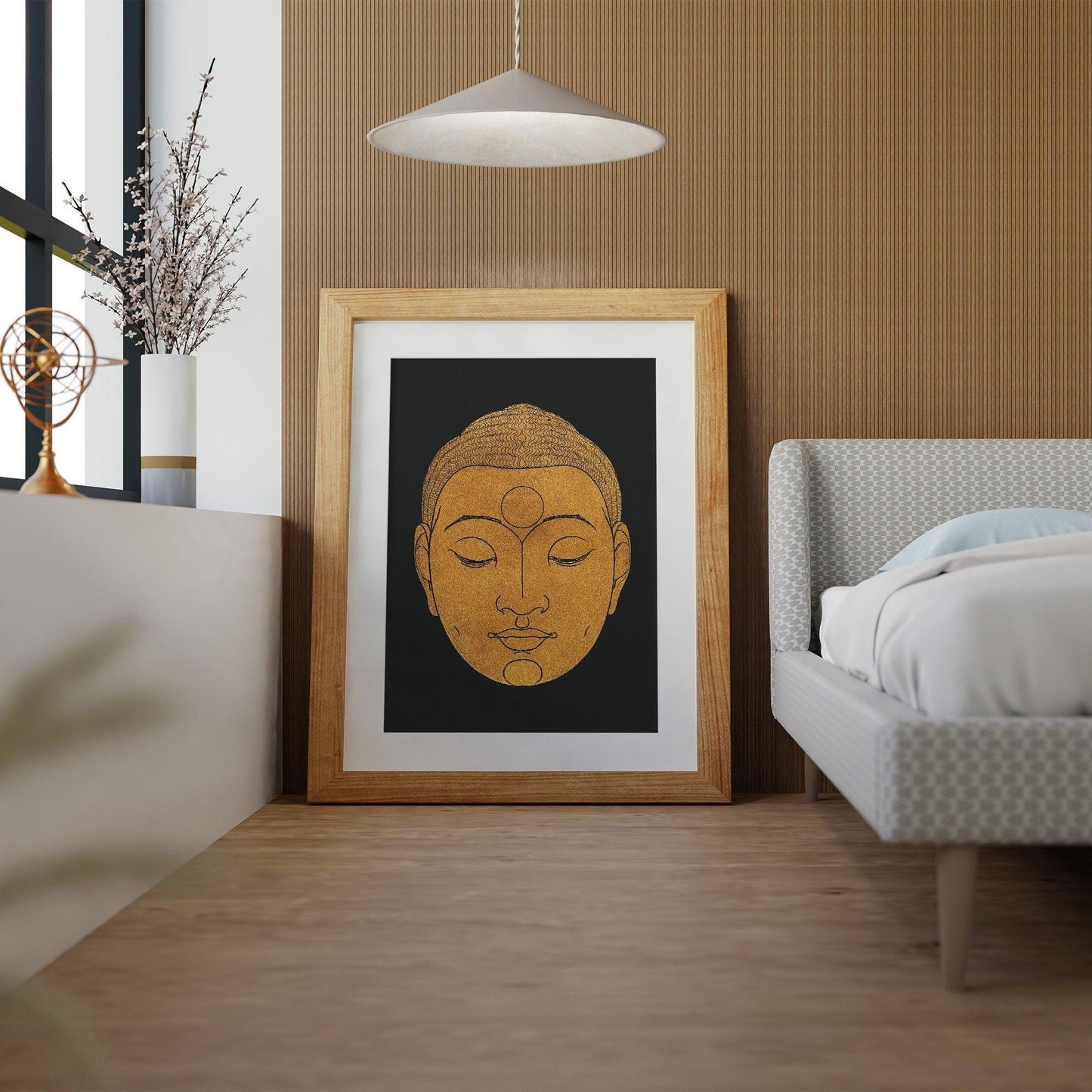 Head of Buddha (1943) Print in high Resolution by Reijer Stolk