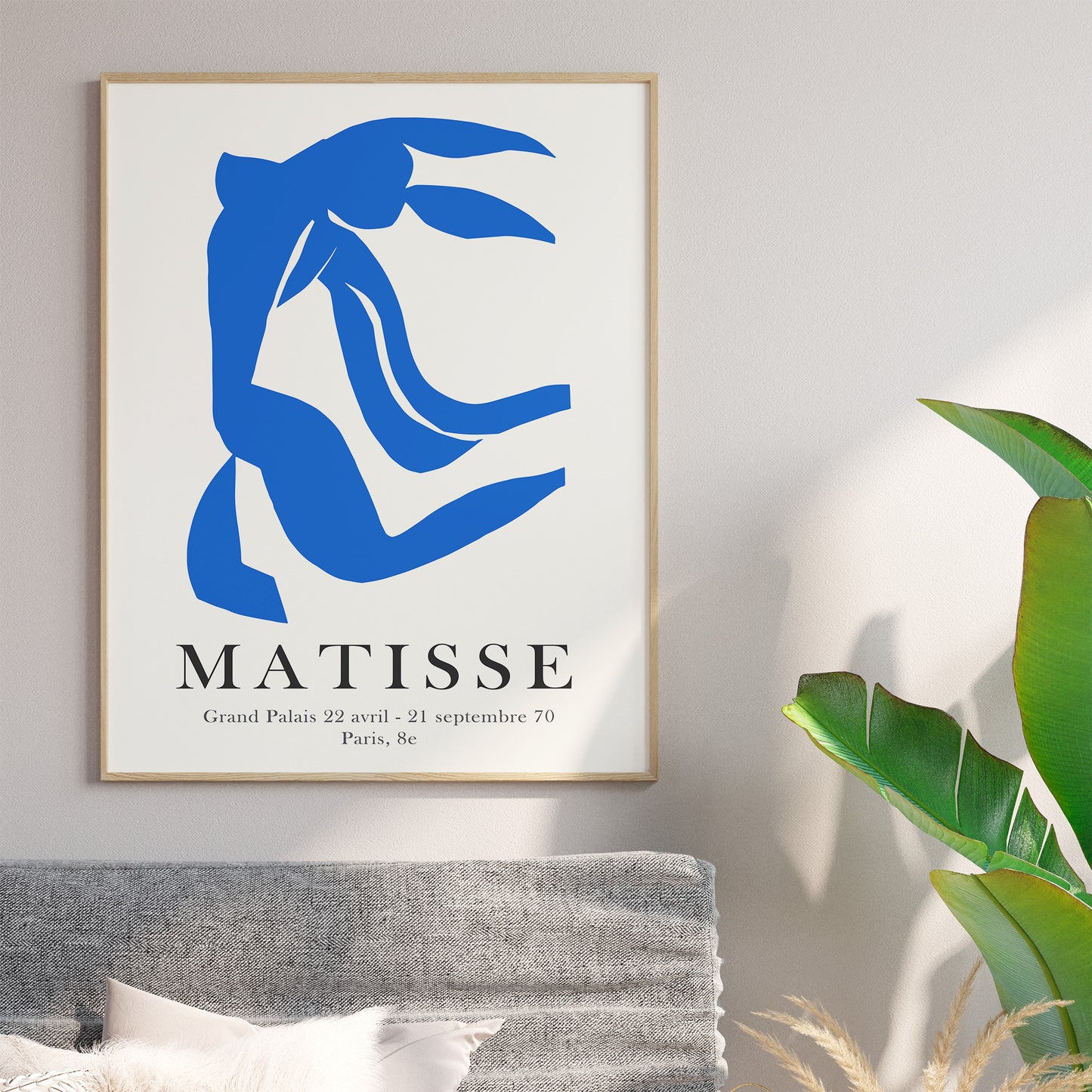 Henri Matisse "The Flowing Hair", Vibrant 1952 Art Print