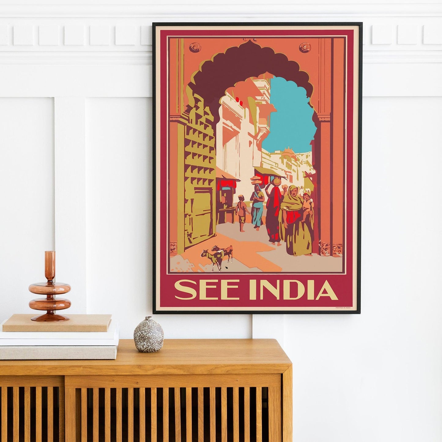India Travel Poster