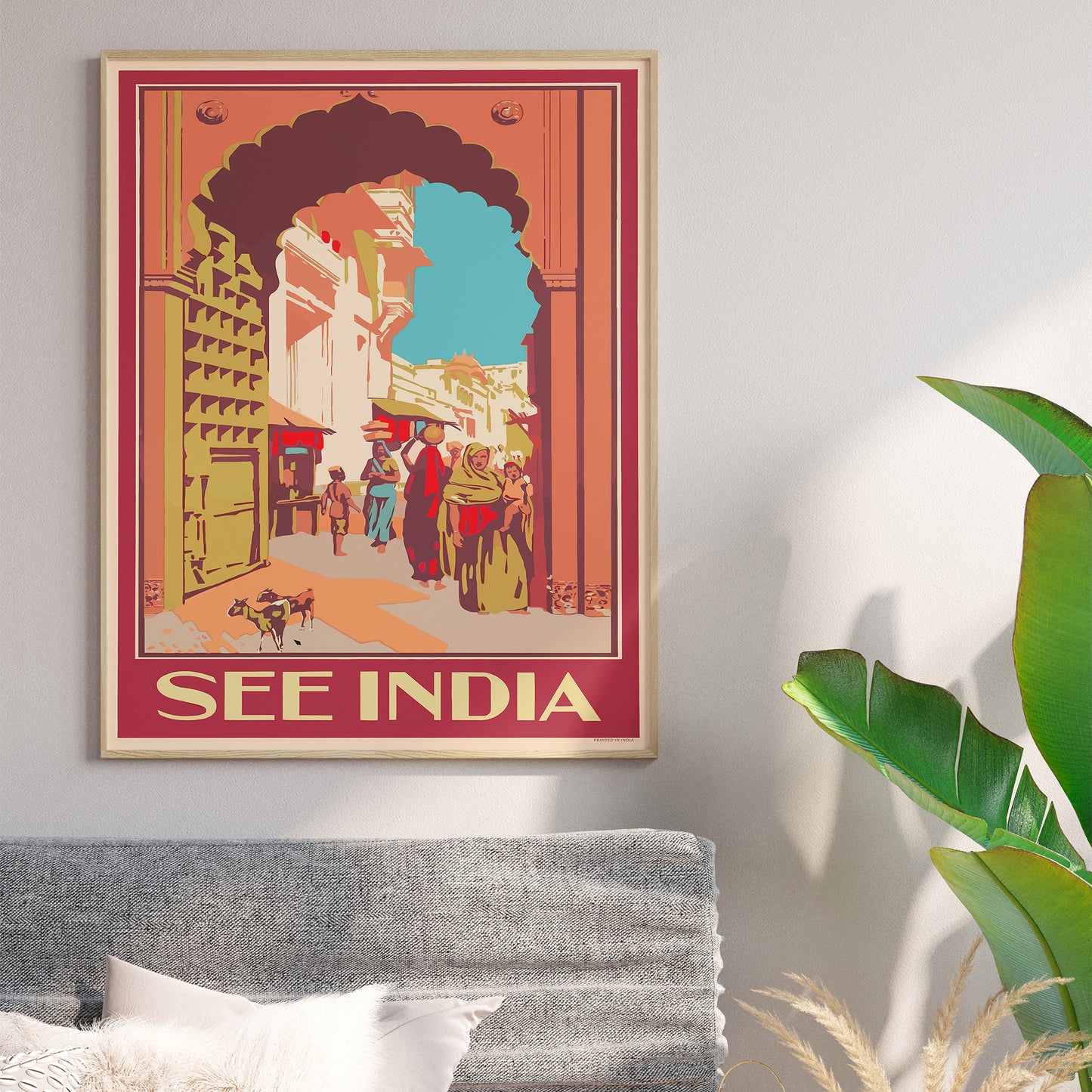 India Travel Poster