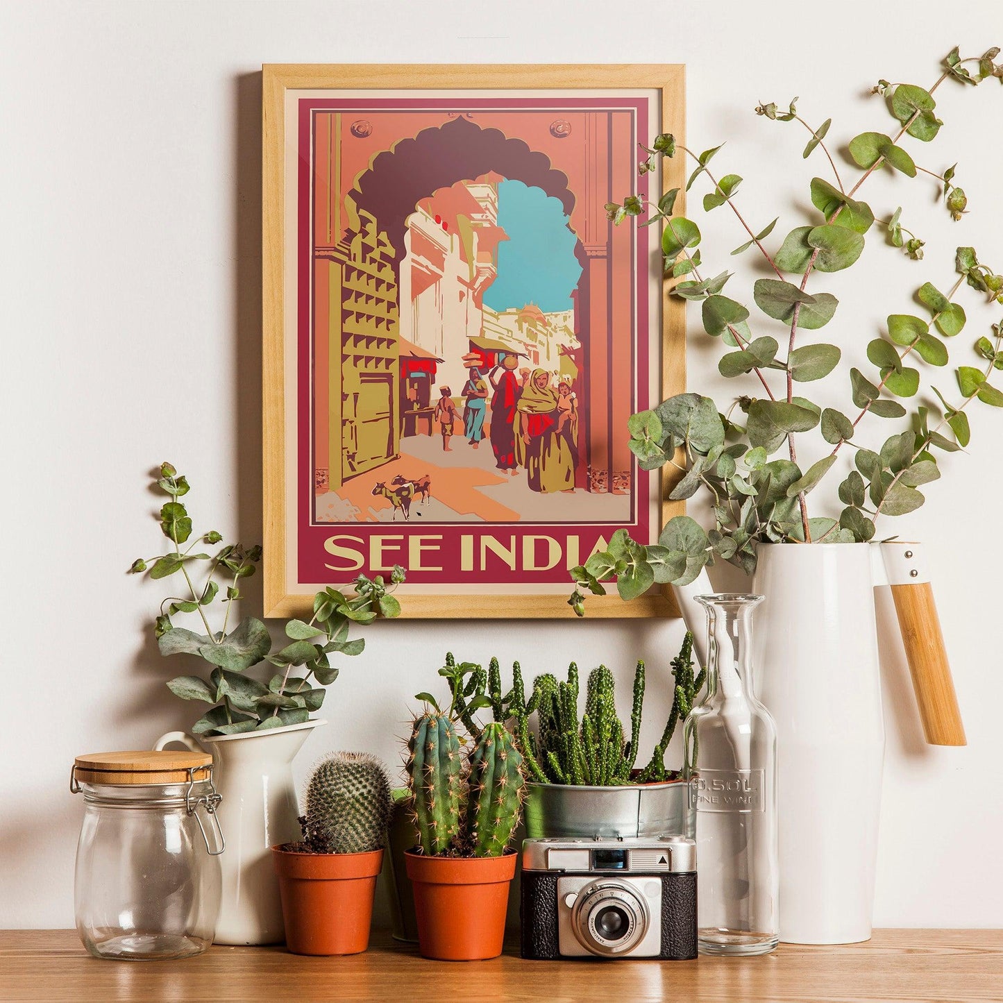 India Travel Poster