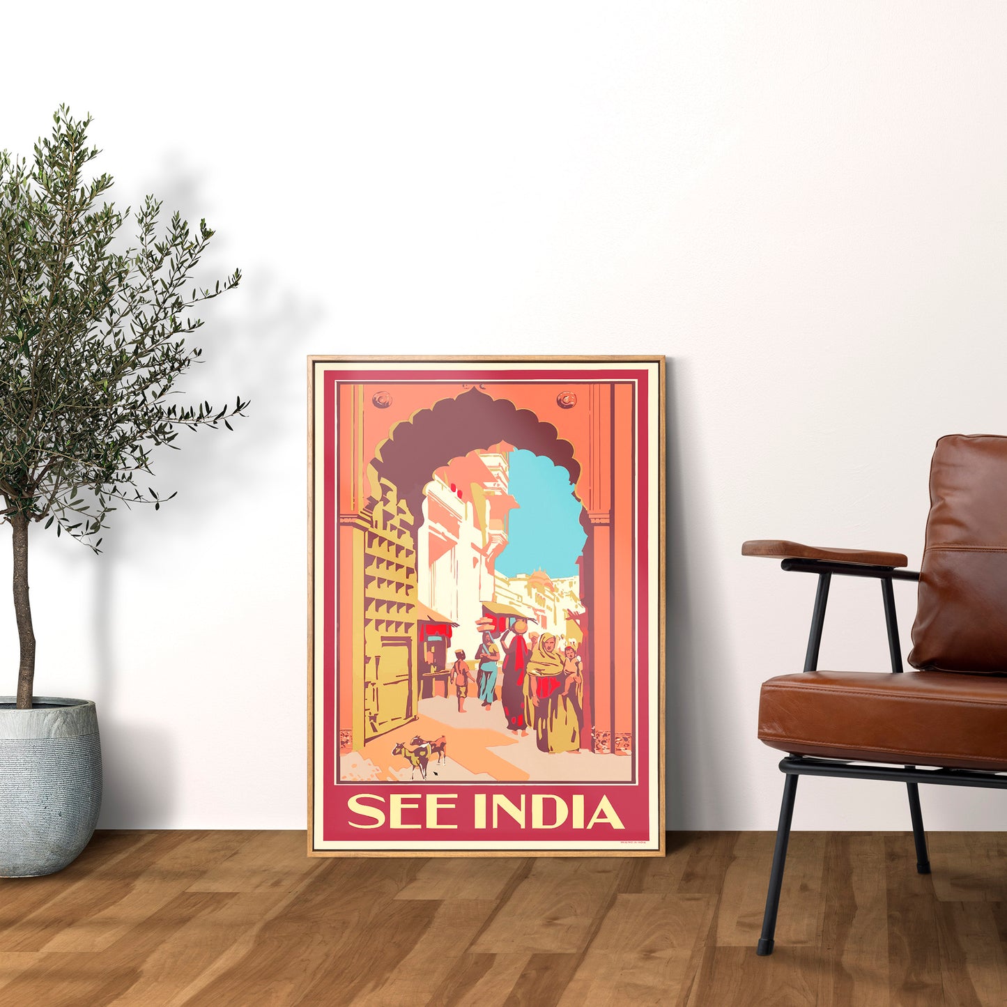 India Travel Poster