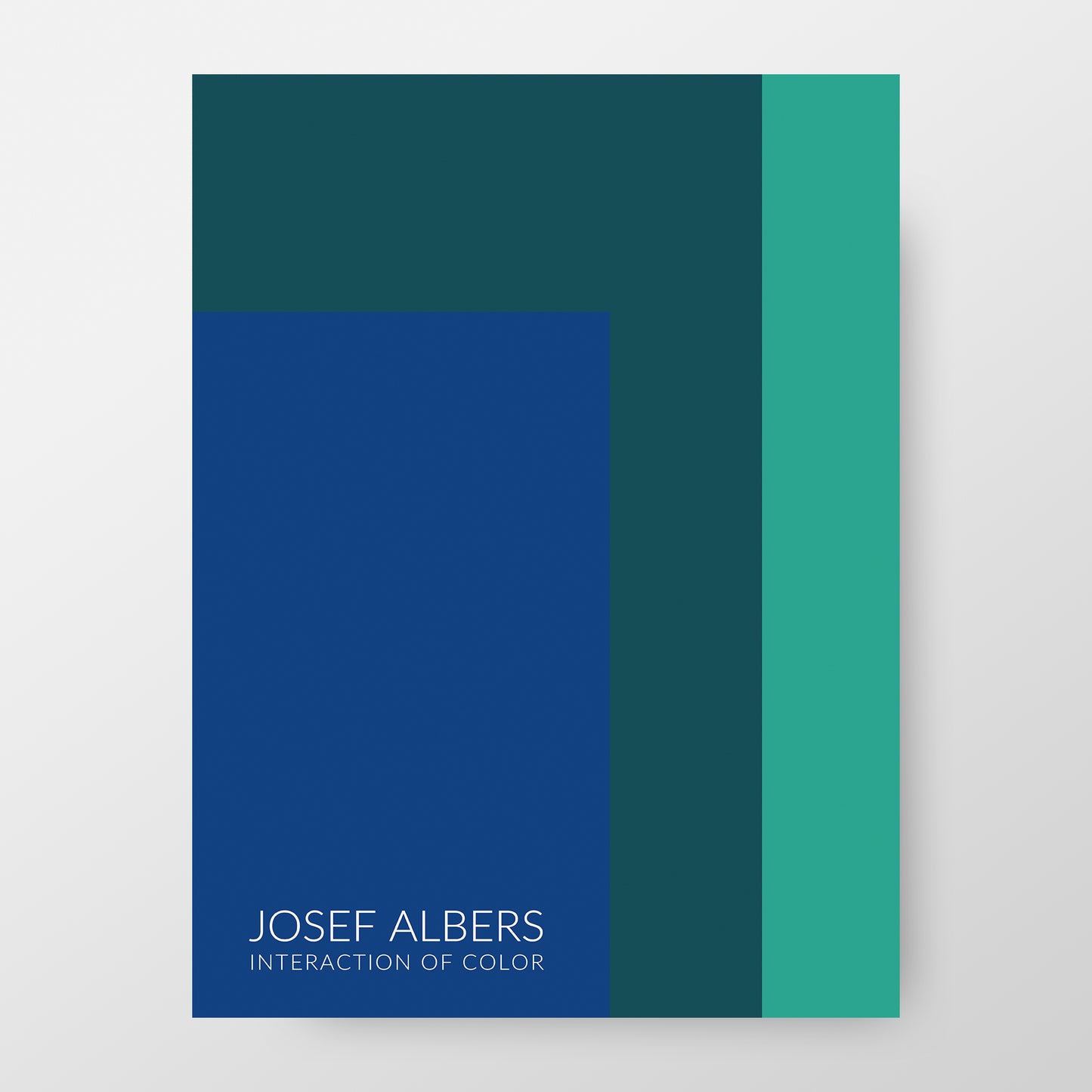 Josef Albers "Interaction of Color" Exhibition Poster