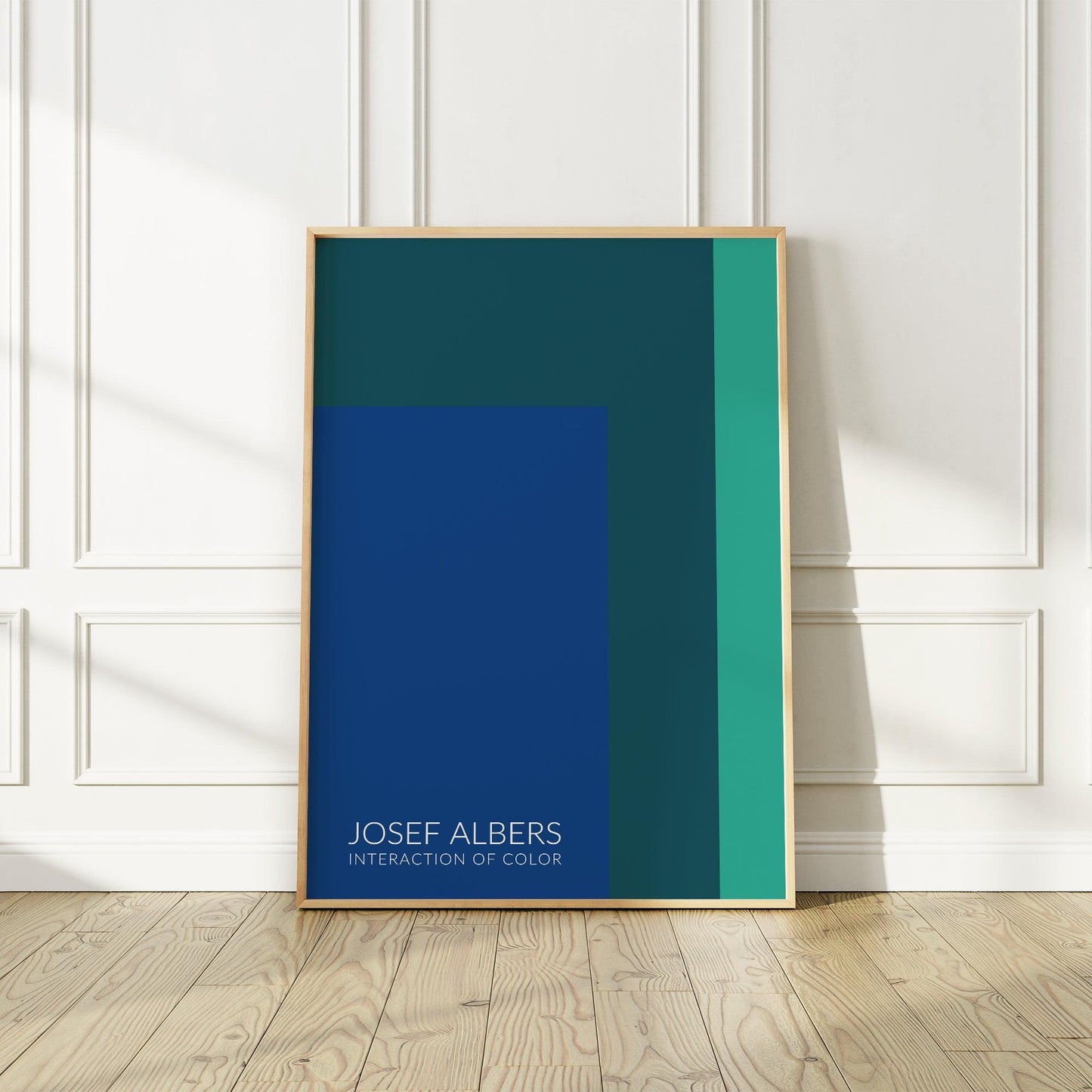 Josef Albers "Interaction of Color" Exhibition Poster