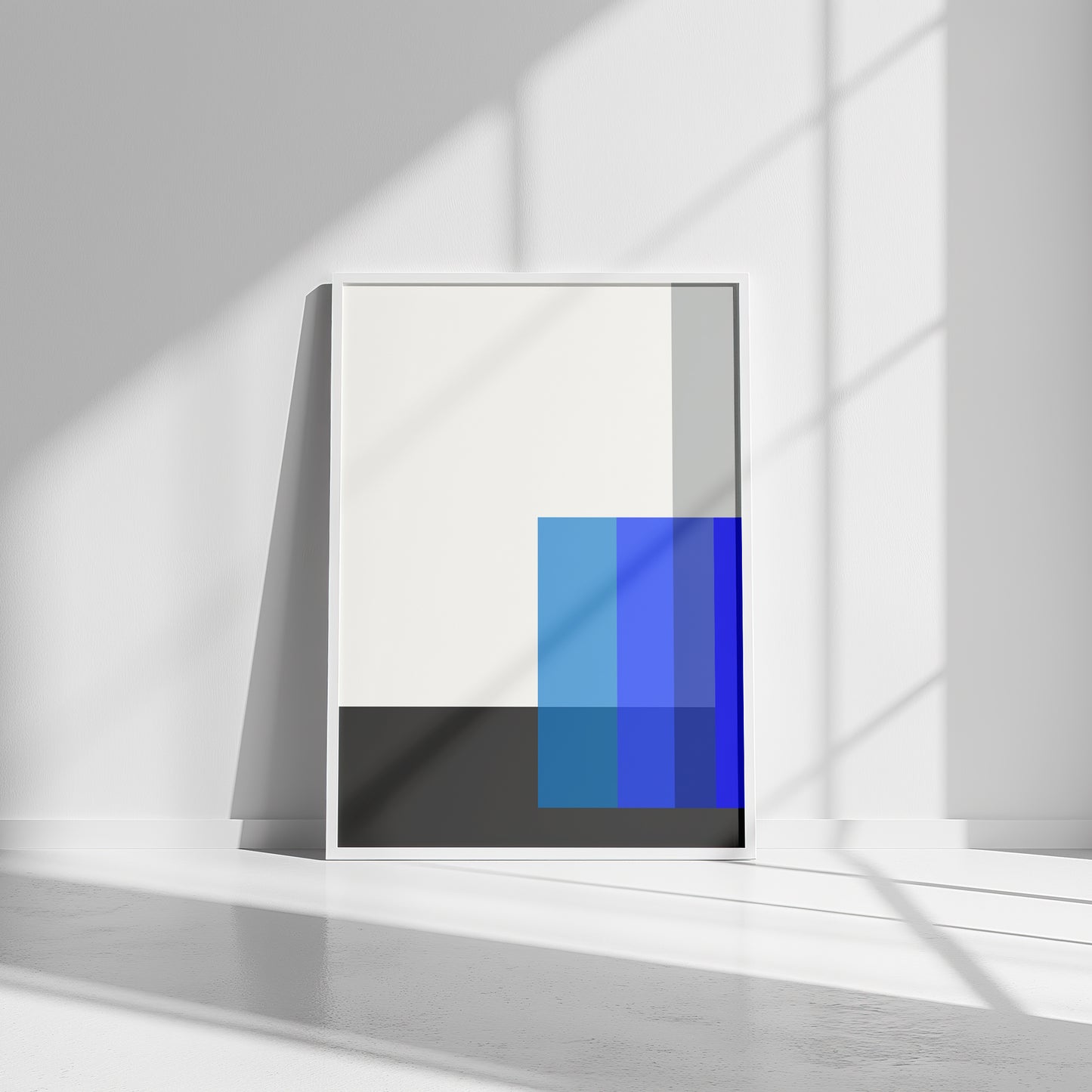 Karl Gerstner "Polar Blue" 1958-59, Premium Finish Paper Poster