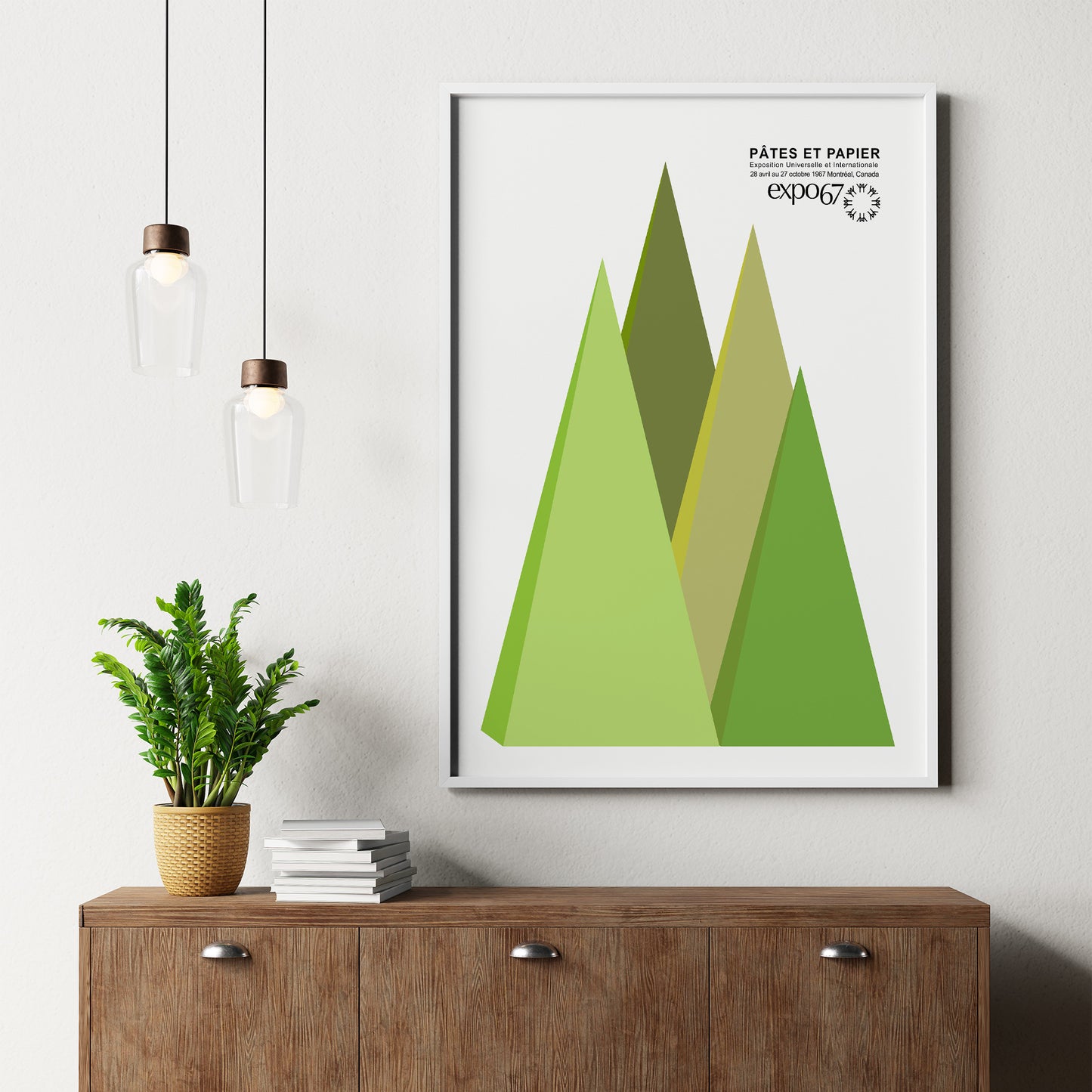 Montreal Canada Expo 67 Pulp And Paper Art Print