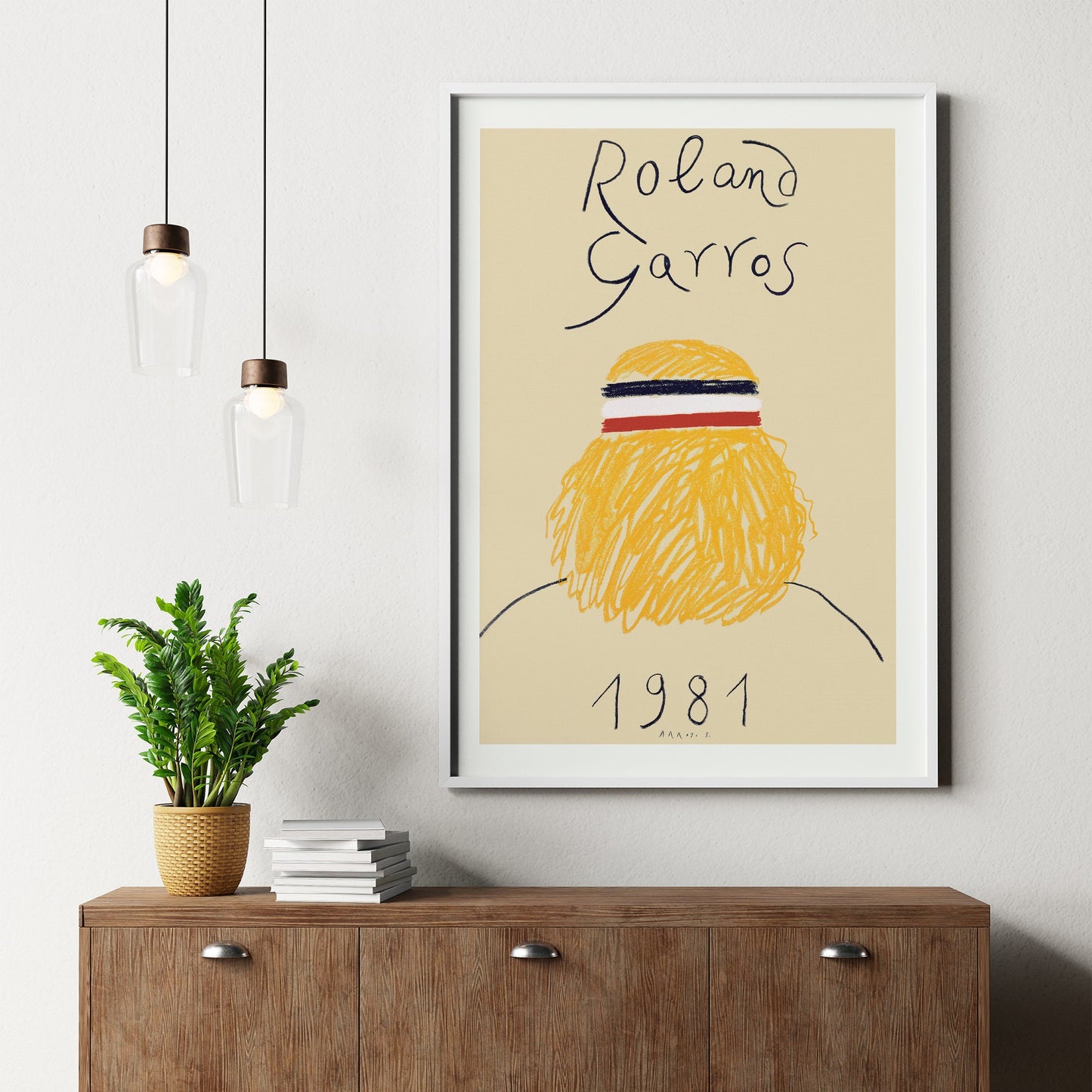 Roland Garros 1981 Tennis Poster