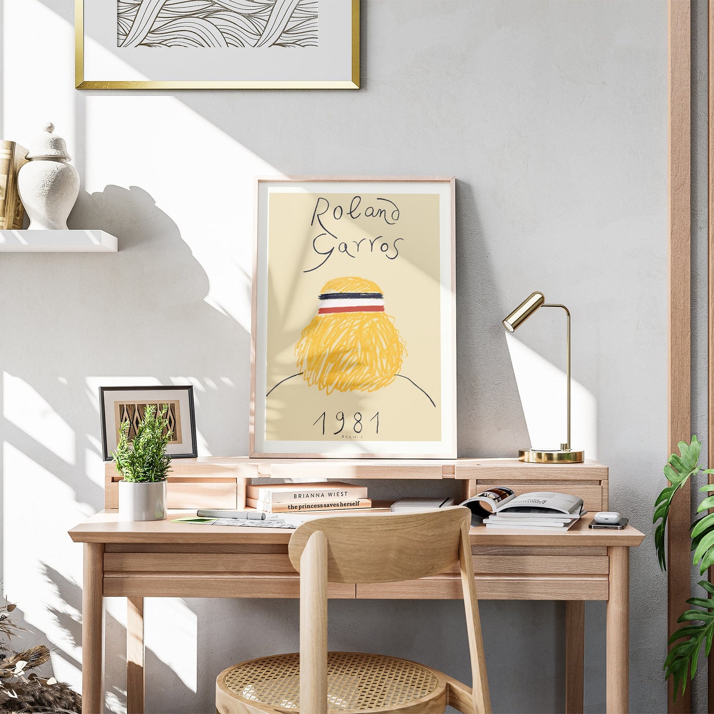 Roland Garros 1981 Tennis Poster