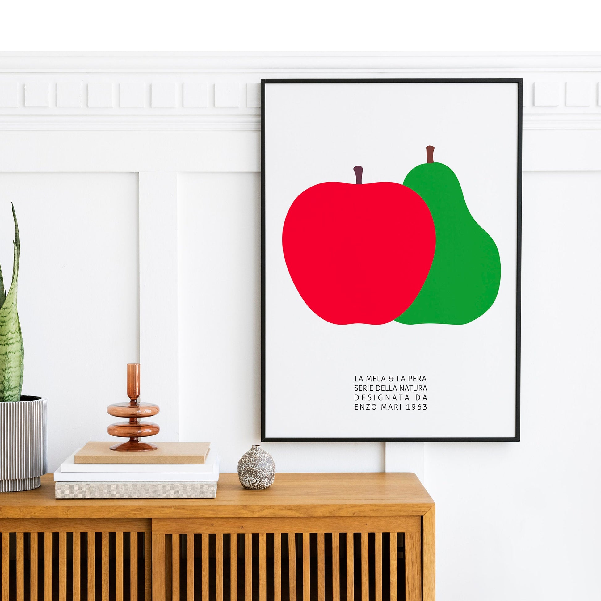 The Pear and the Apple (La Pera E La Mela) 1963 Art Print by Enzo Mari