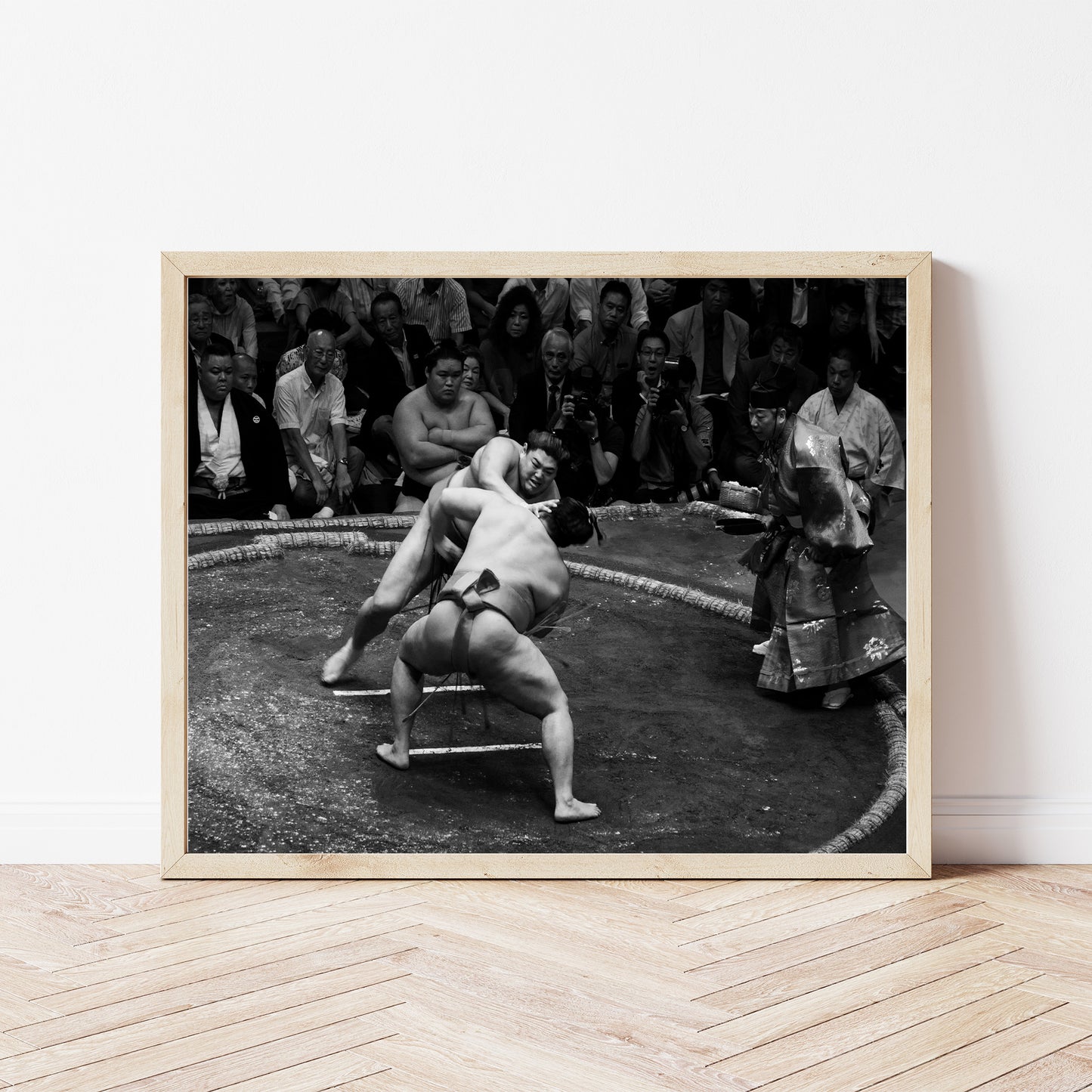 Sumo Rikishi au Grand Tournoi de Tokyo Photographie Imprimer