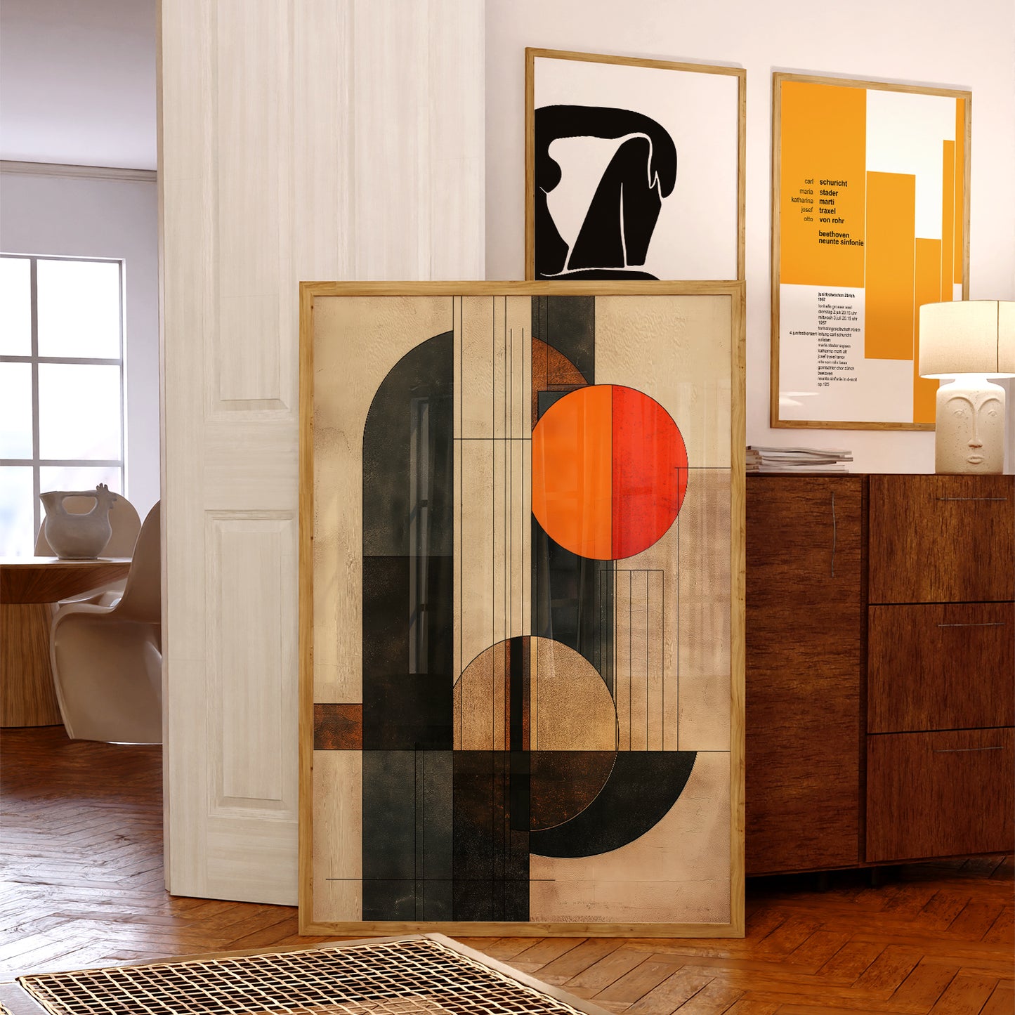 Mid-Century Modern Abstract Art Print