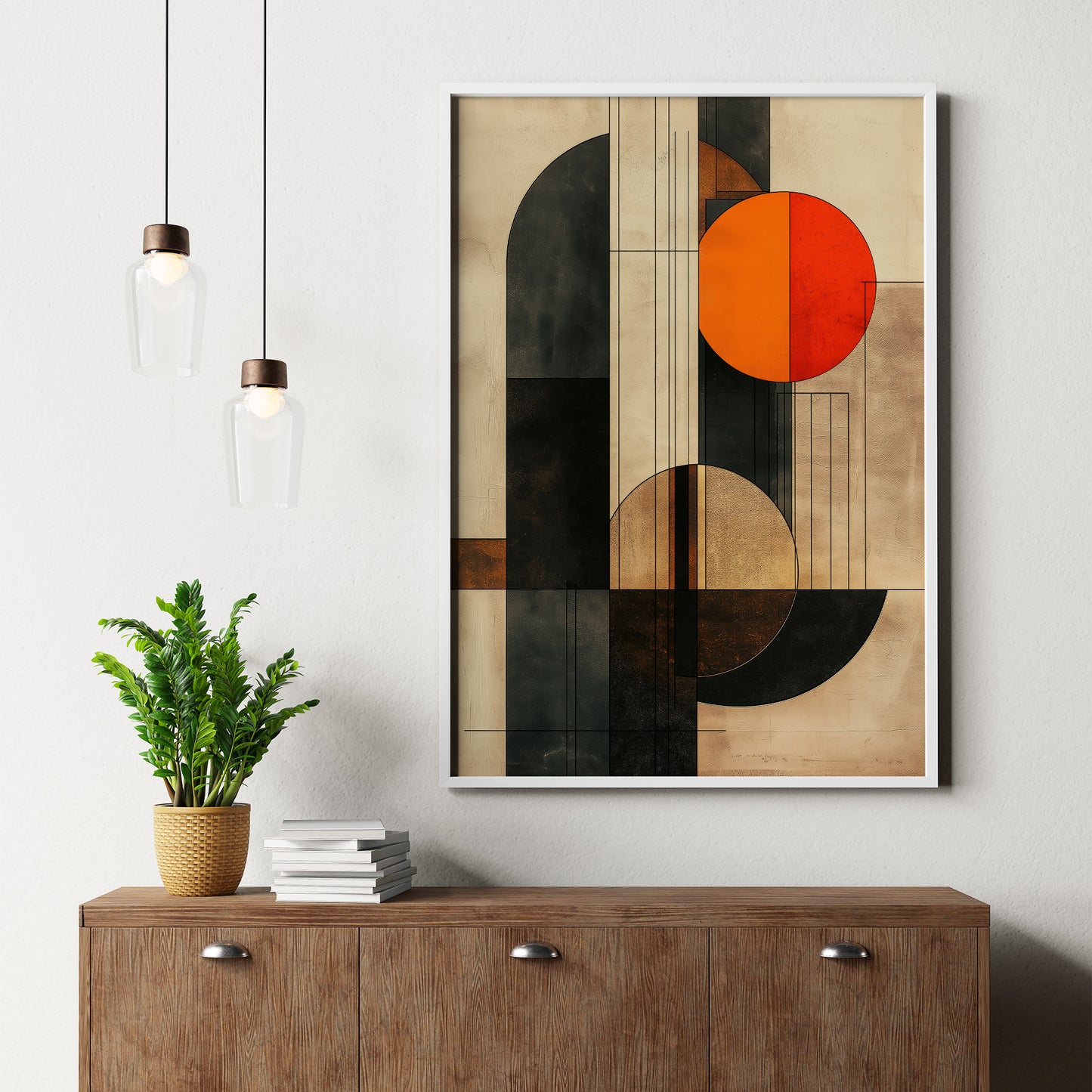 Mid-Century Modern Abstract Art Print