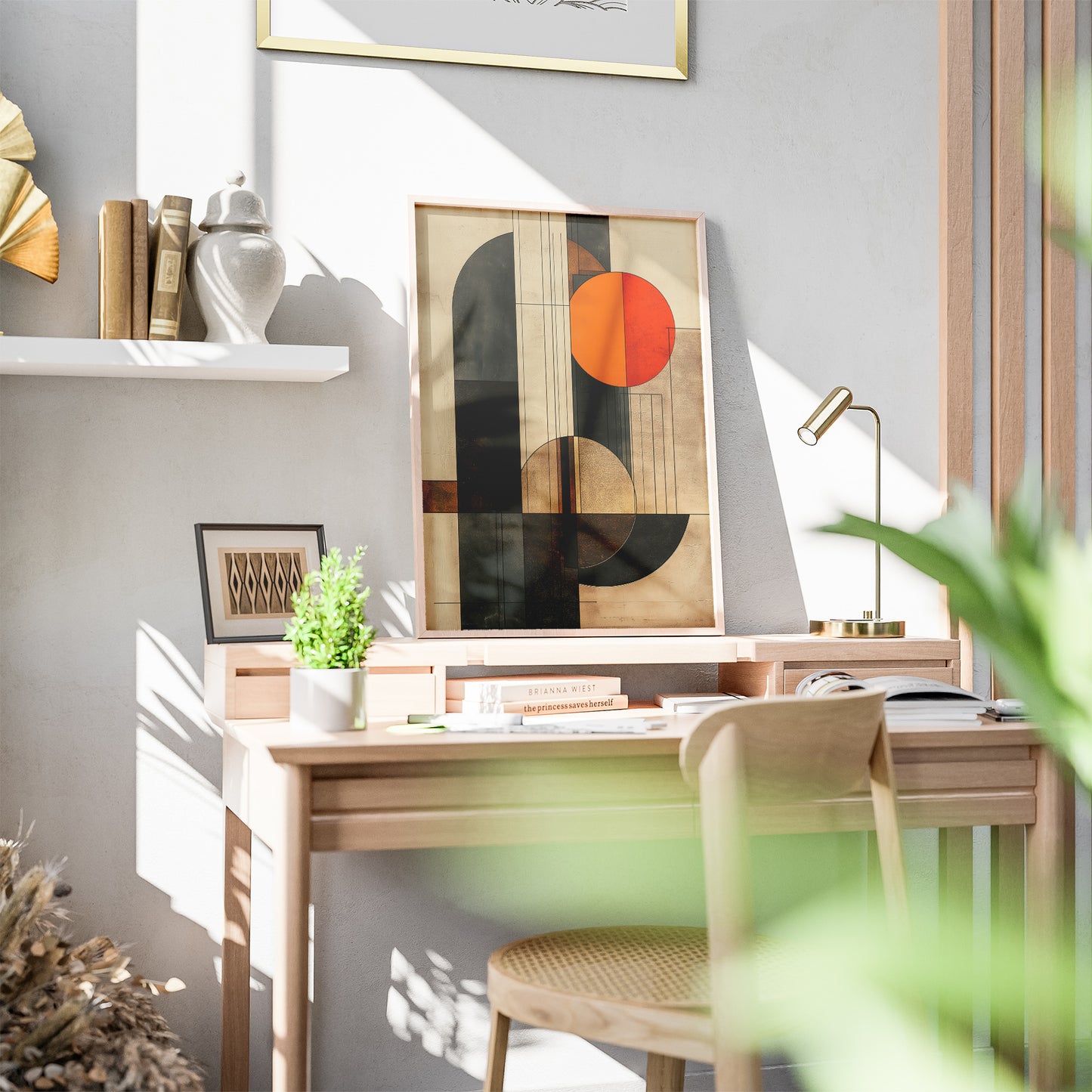 Mid-Century Modern Abstract Art Print