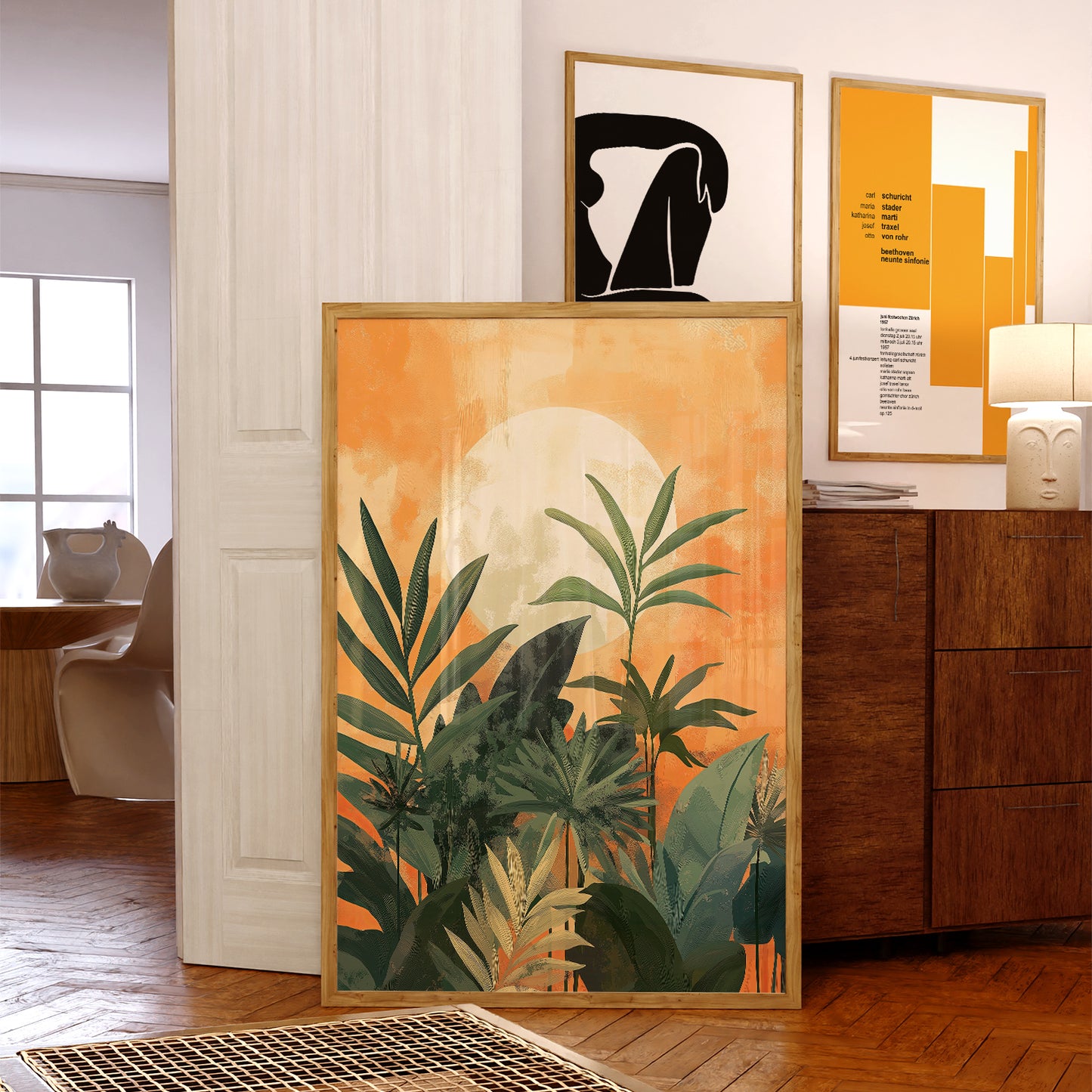 Mid-Century Modern Abstract Art Print