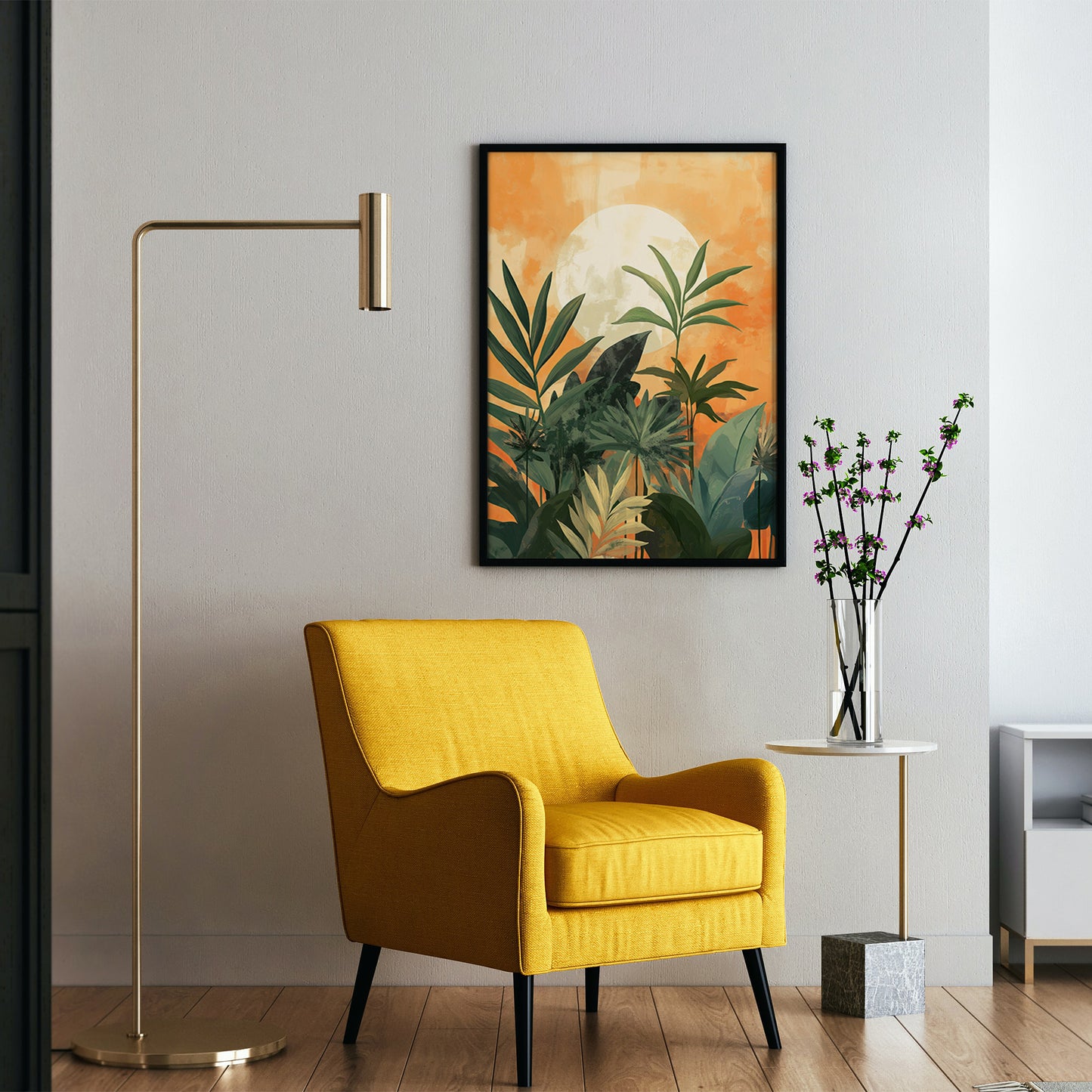 Mid-Century Modern Abstract Art Print