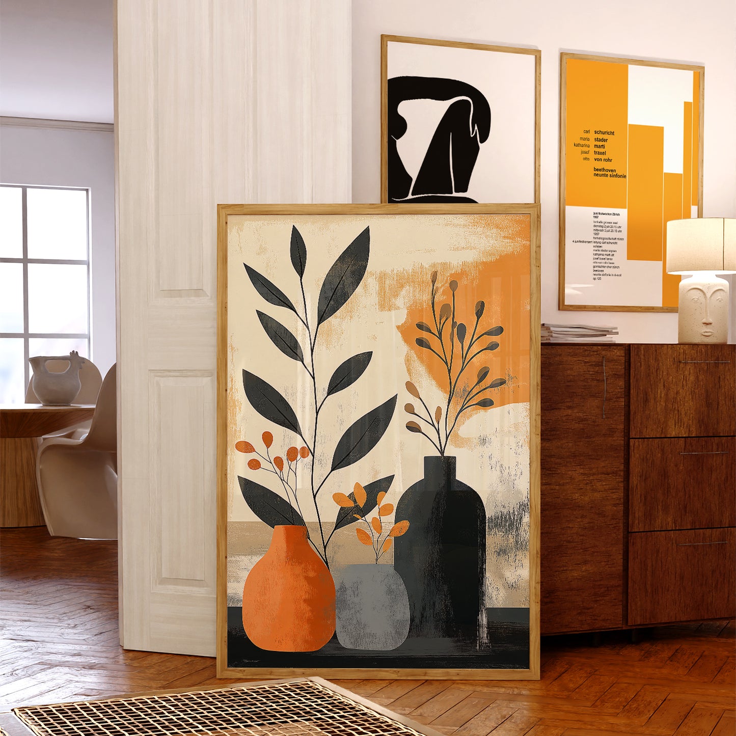 Mid-Century Modern Abstract Art Print
