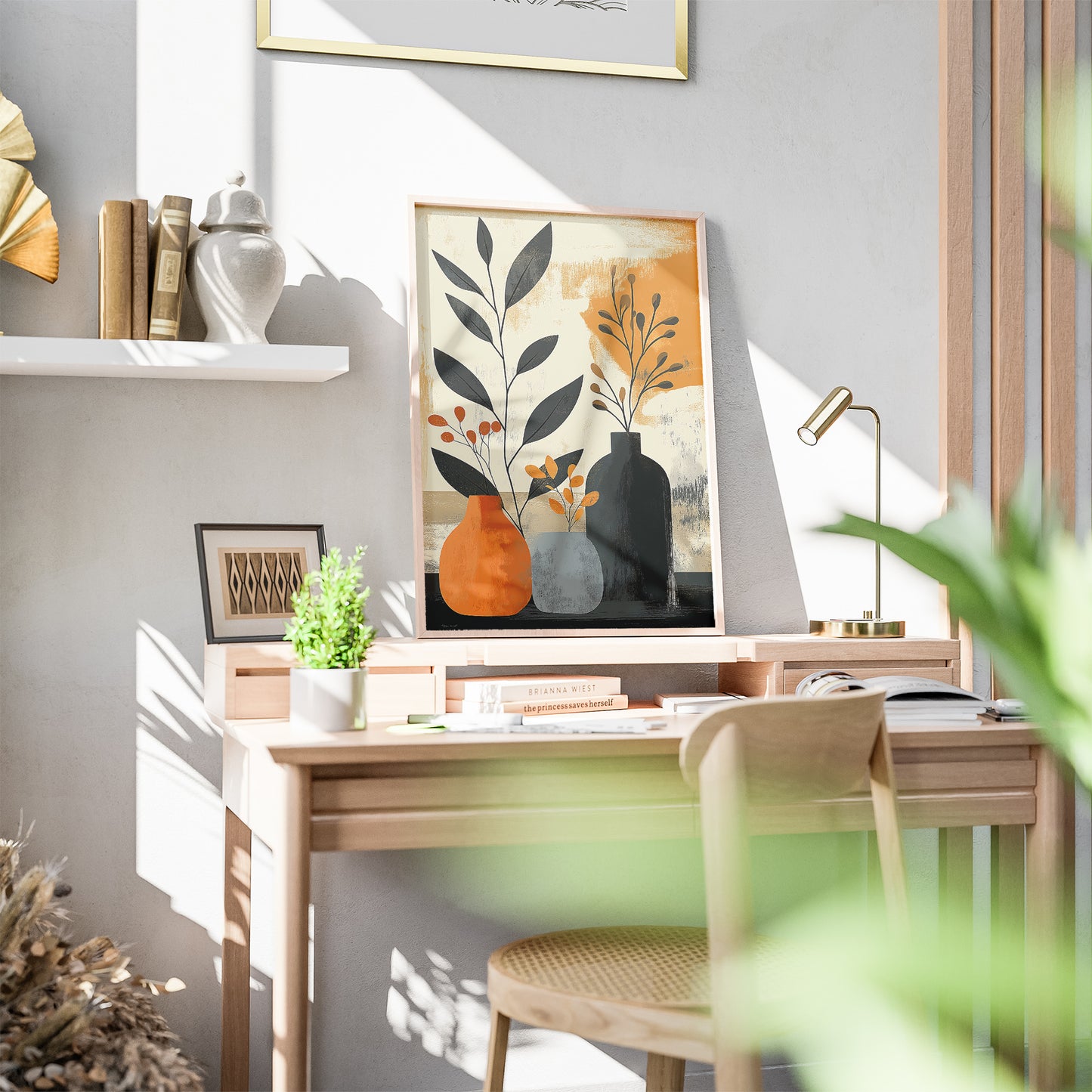 Mid-Century Modern Abstract Art Print