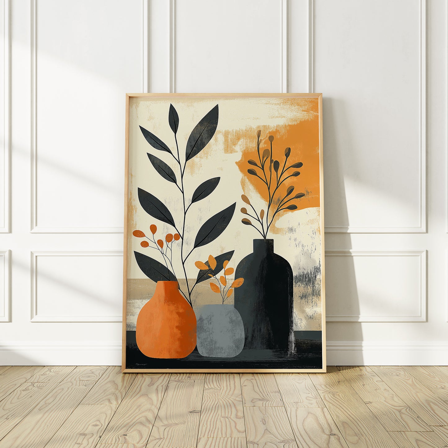Mid-Century Modern Abstract Art Print