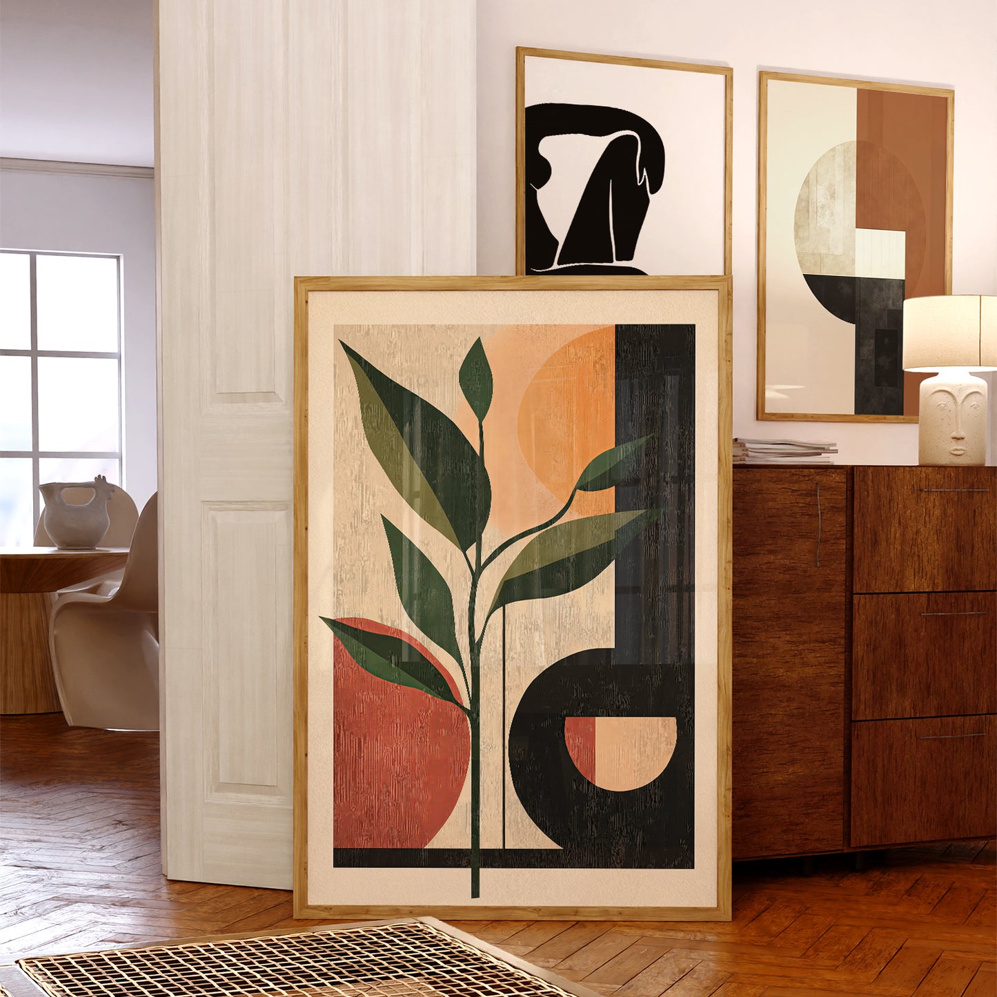 Mid-Century Modern Abstract Art Print