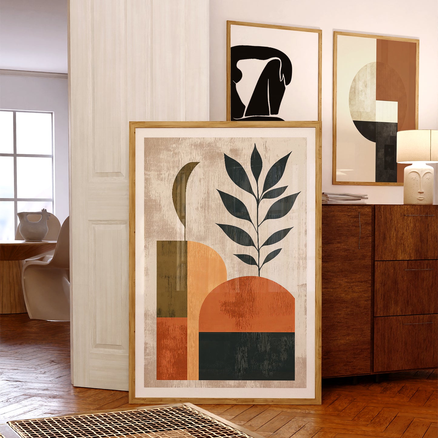Mid-Century Modern Abstract Art Print
