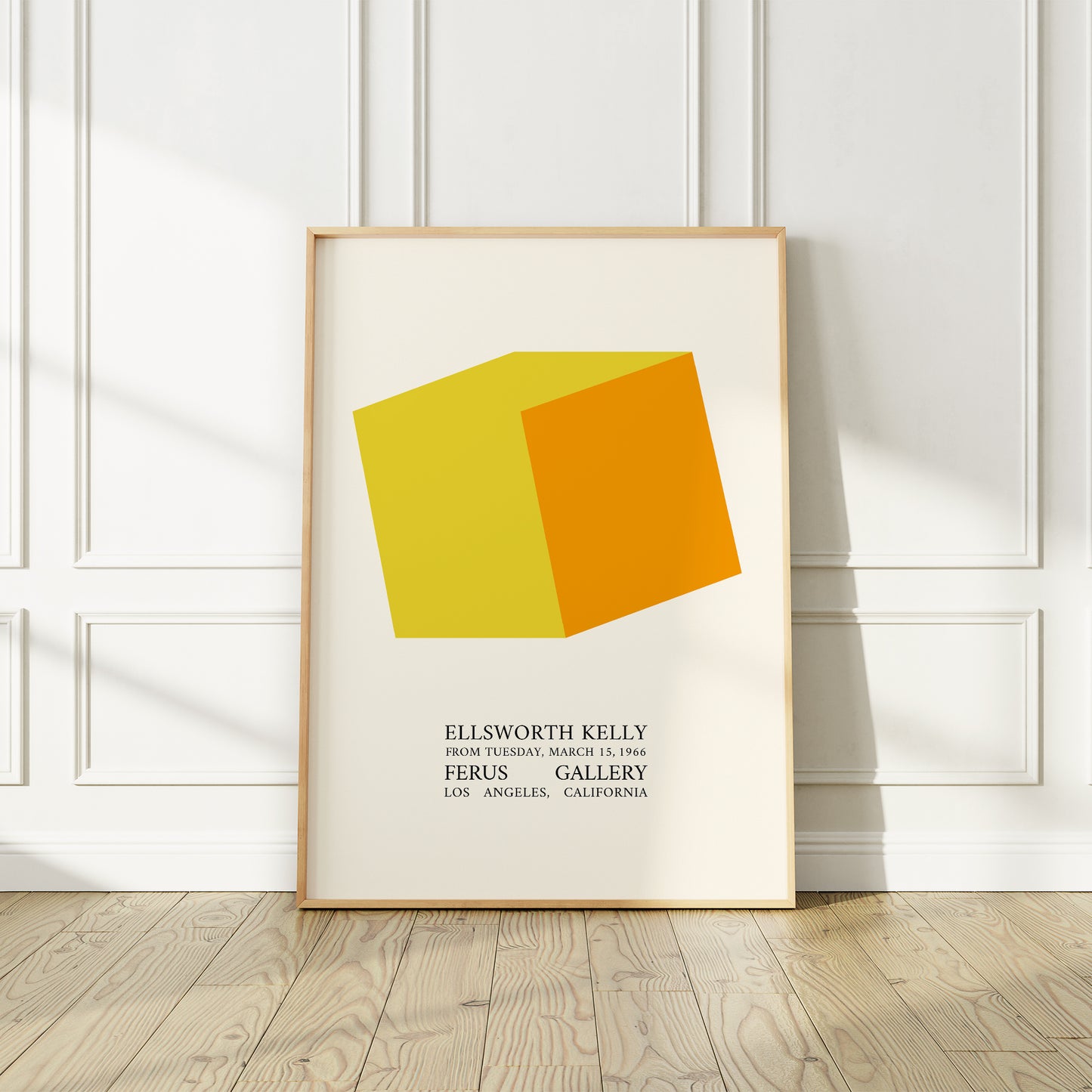 Ellsworth Kelly, 1966 Los Angeles Exhibition Poster