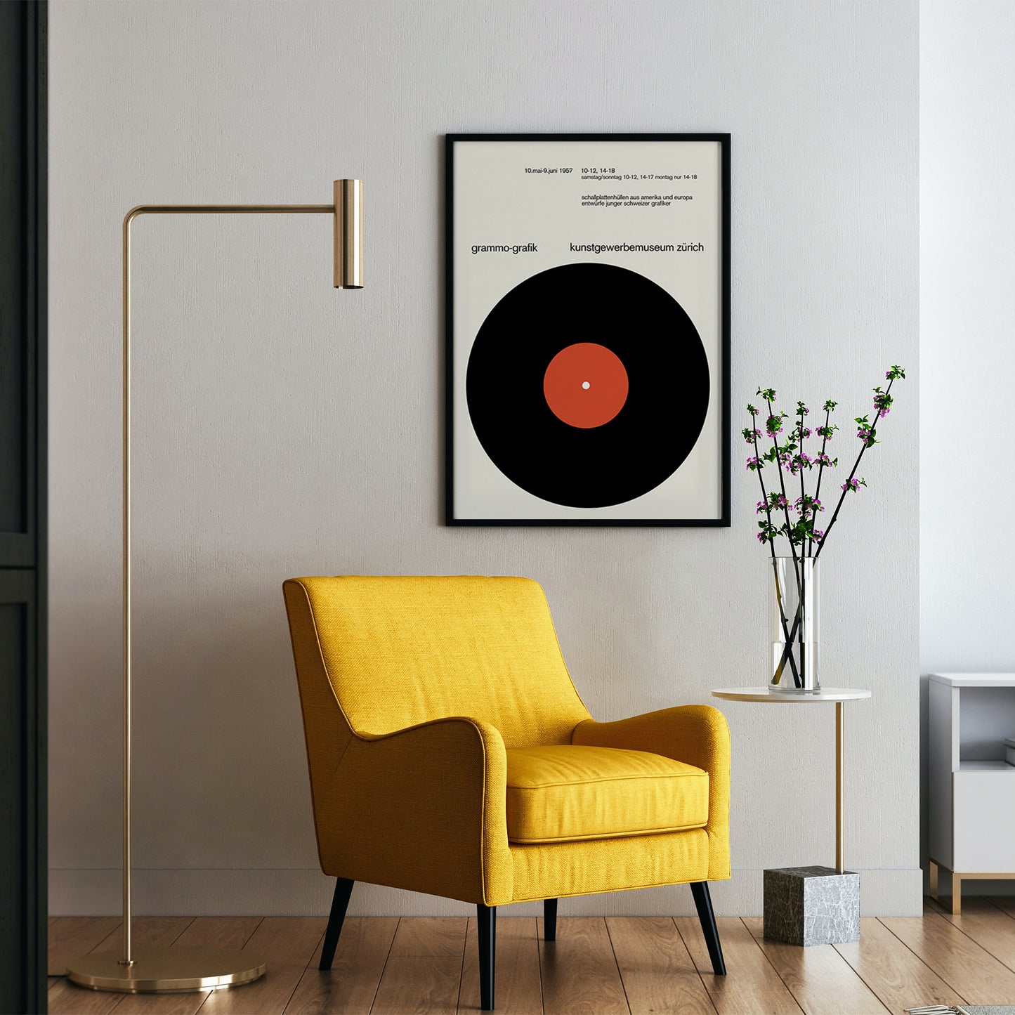 Gottlieb Soland, Grammo-grafik, 1957 Exhibition Poster