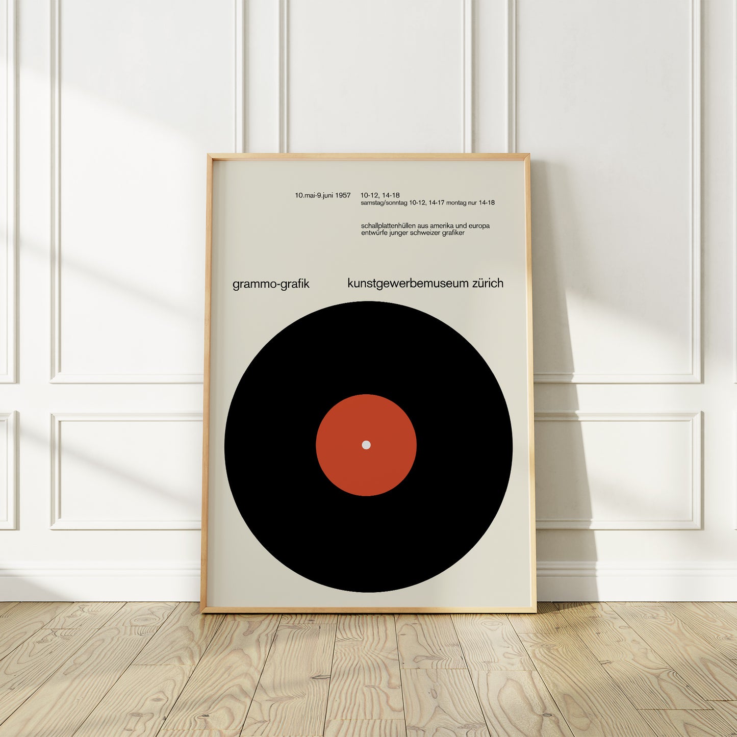 Gottlieb Soland, Grammo-grafik, 1957 Exhibition Poster