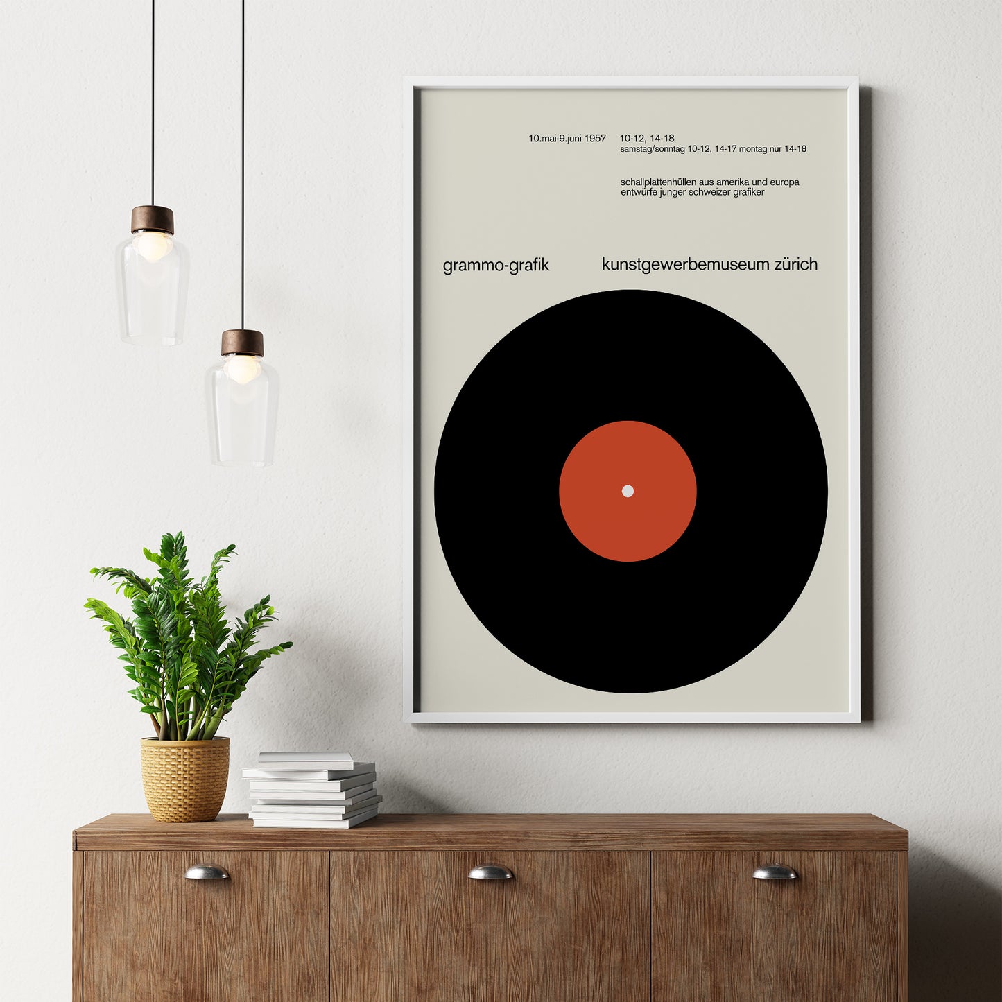 Gottlieb Soland, Grammo-grafik, 1957 Exhibition Poster
