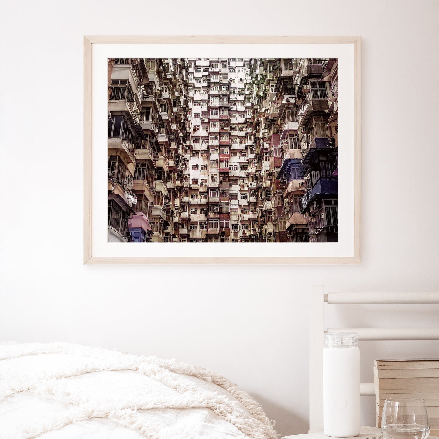 Immeuble d'appartements à Hong Kong Poster