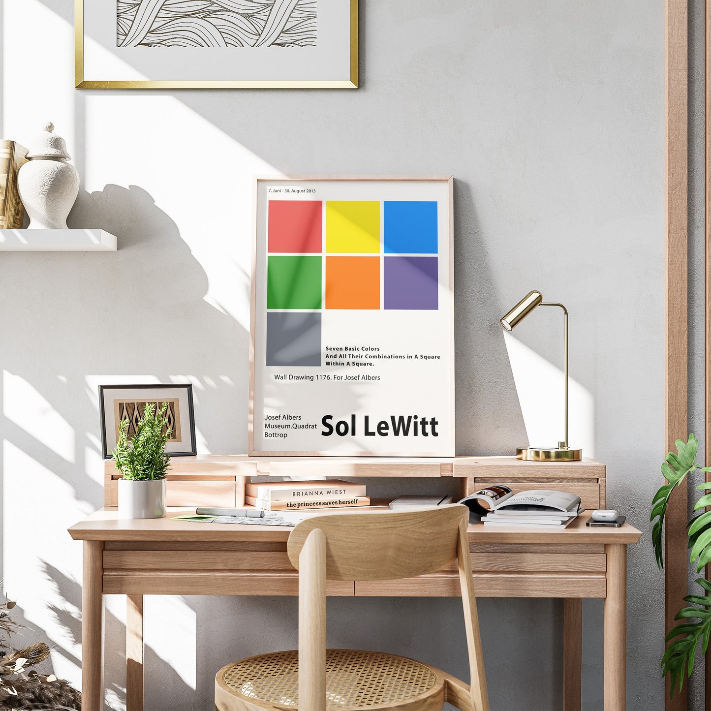Sol Lewitt Fine Art Print, 2015 « Sept couleurs de base »