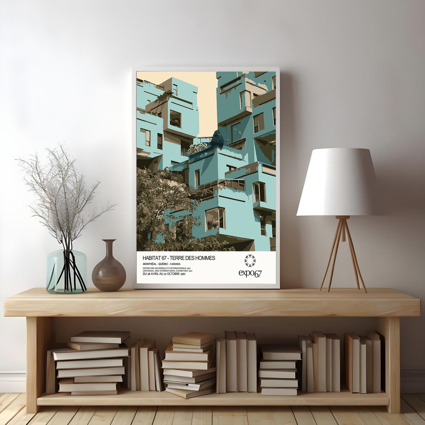 Montréal Canada Expo 67, Habitat 67, Affiche