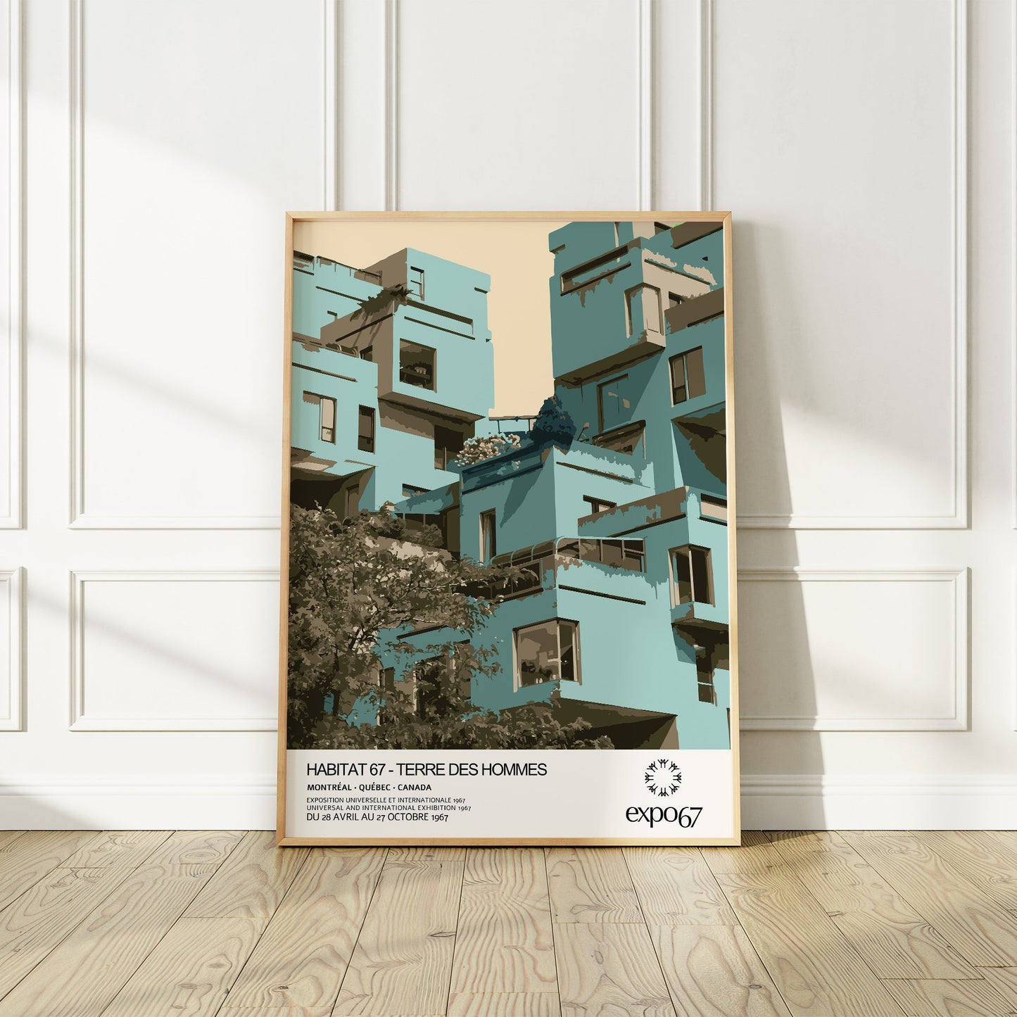Montréal Canada Expo 67, Habitat 67, Affiche