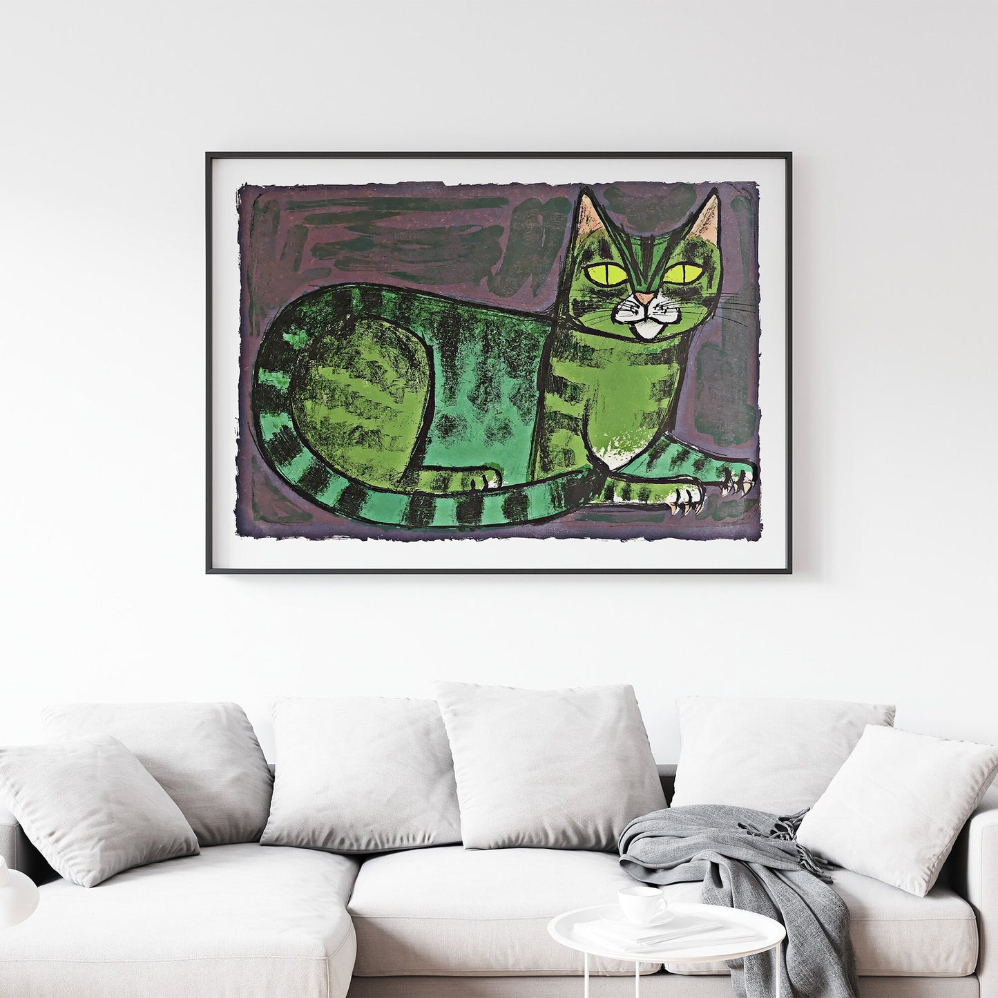 Lying Cat by Celestino Piatti Art Print