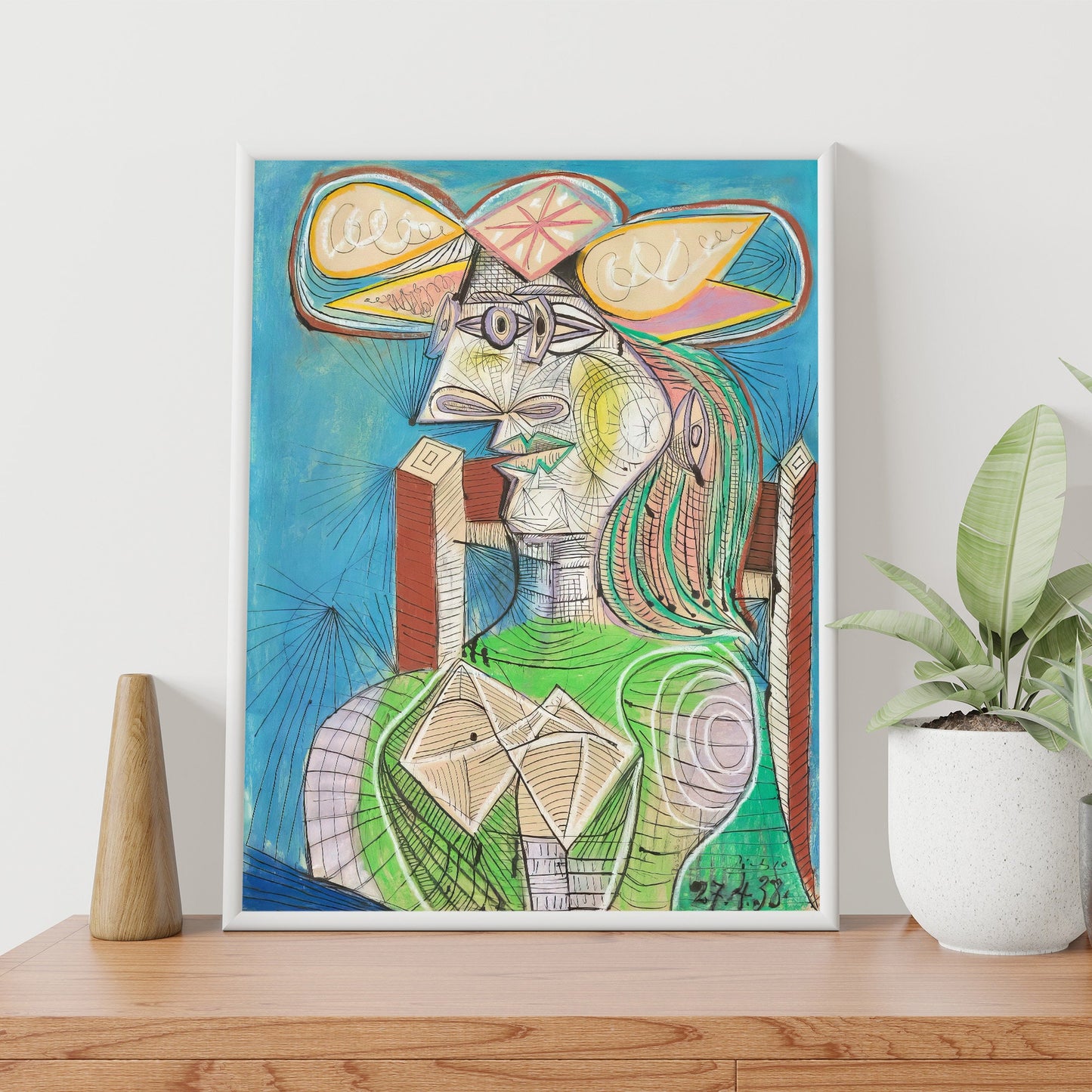 Pablo Picasso 1921 "Tête de femme" Impression artistique
