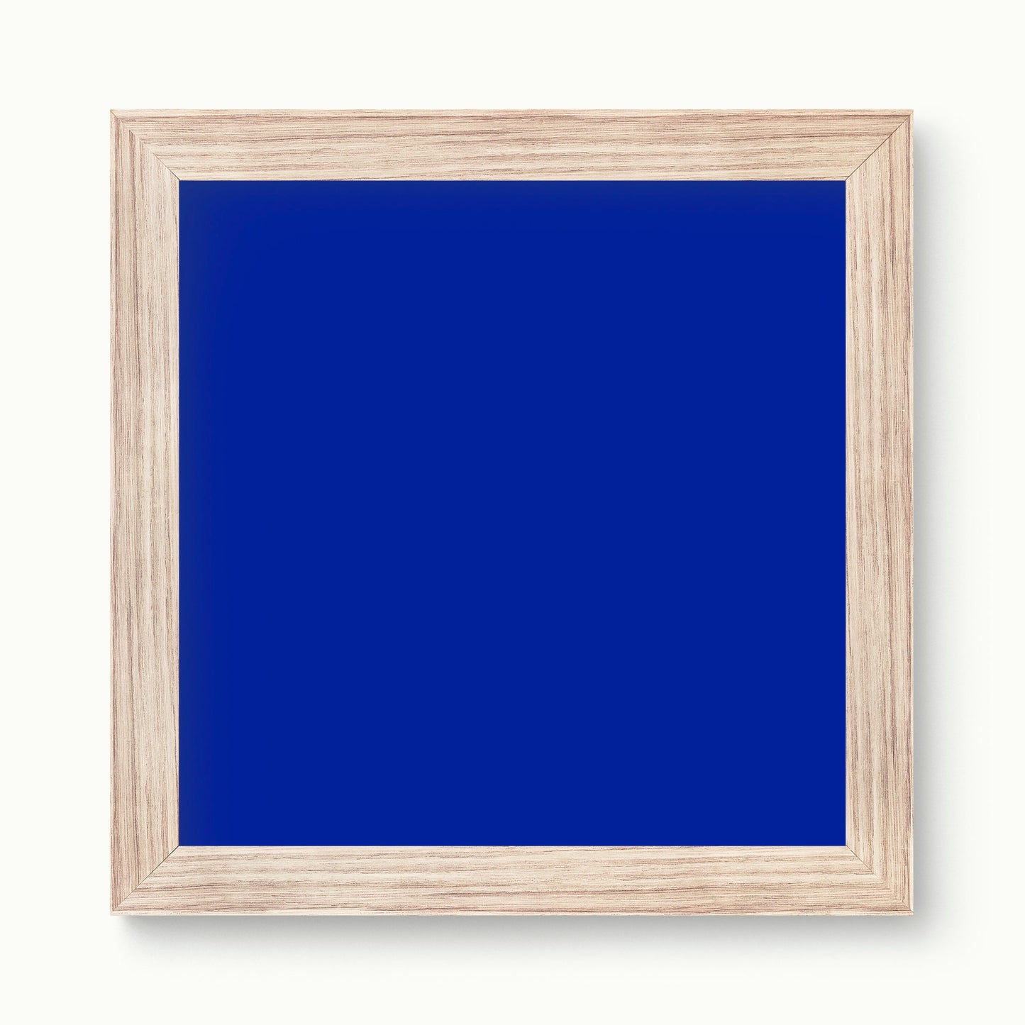 Abstract Blue Monochrome Art Print, Square Size