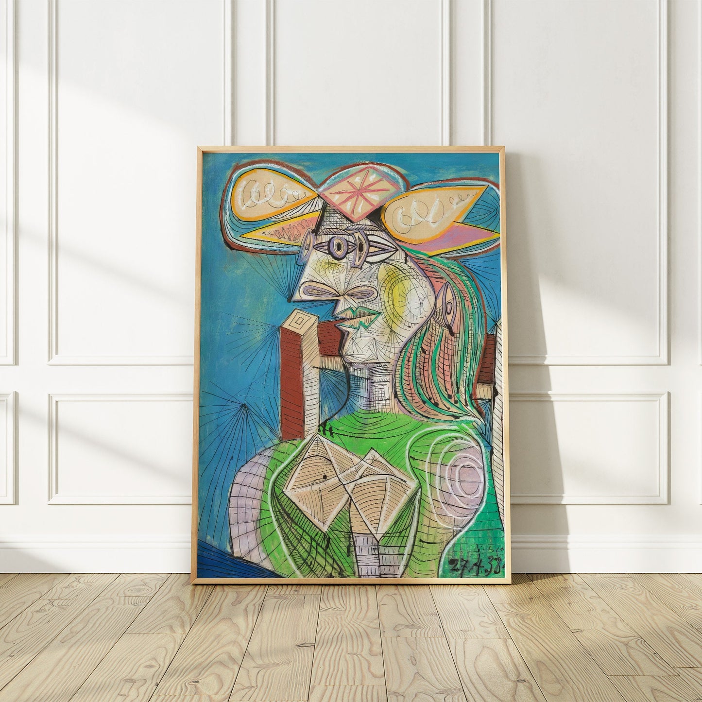 Pablo Picasso 1921 "Tête de femme" Impression artistique