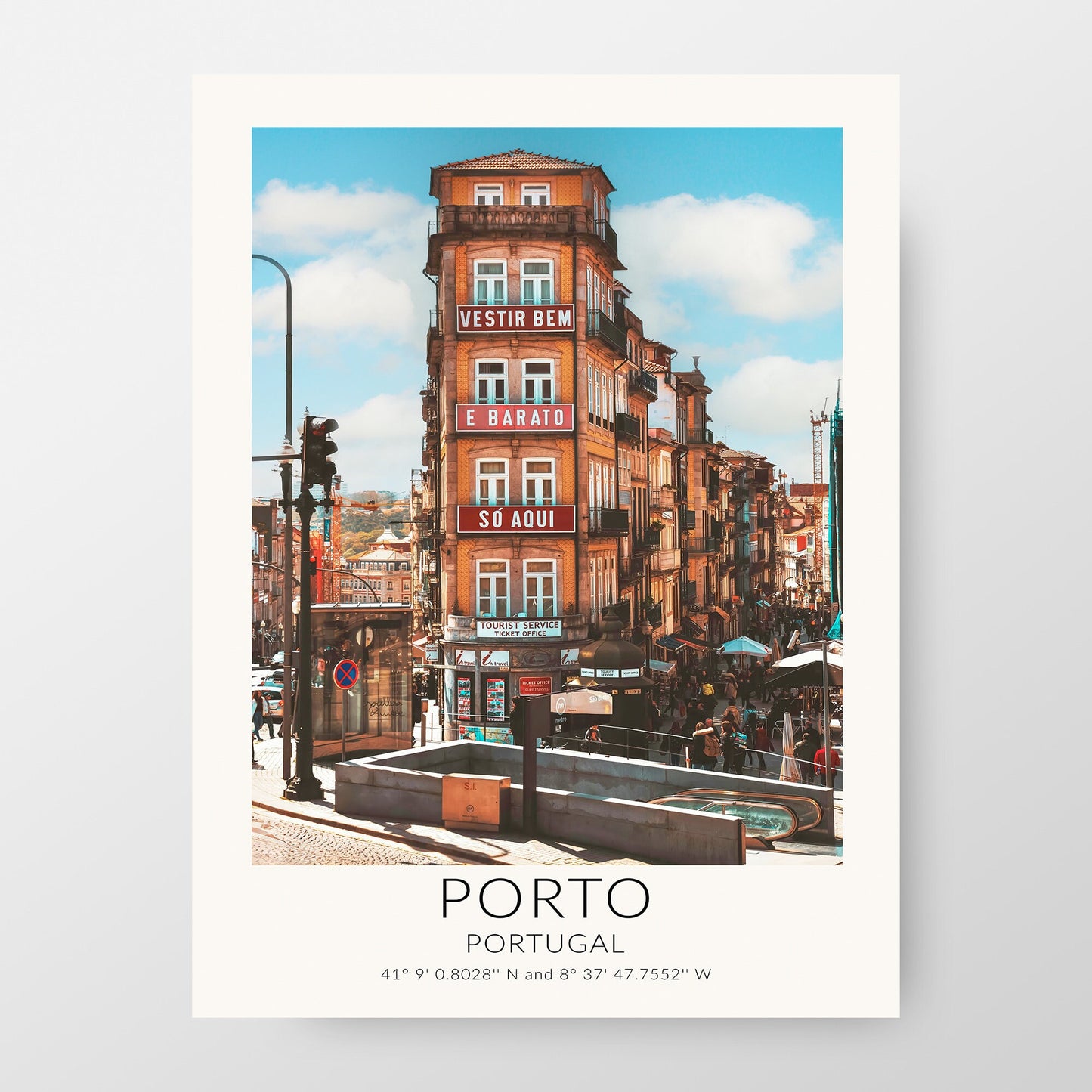 Affiche de voyage de Porto Portugal