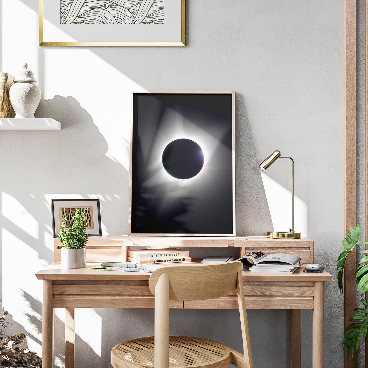 Impression photographique de l’éclipse solaire totale 2024