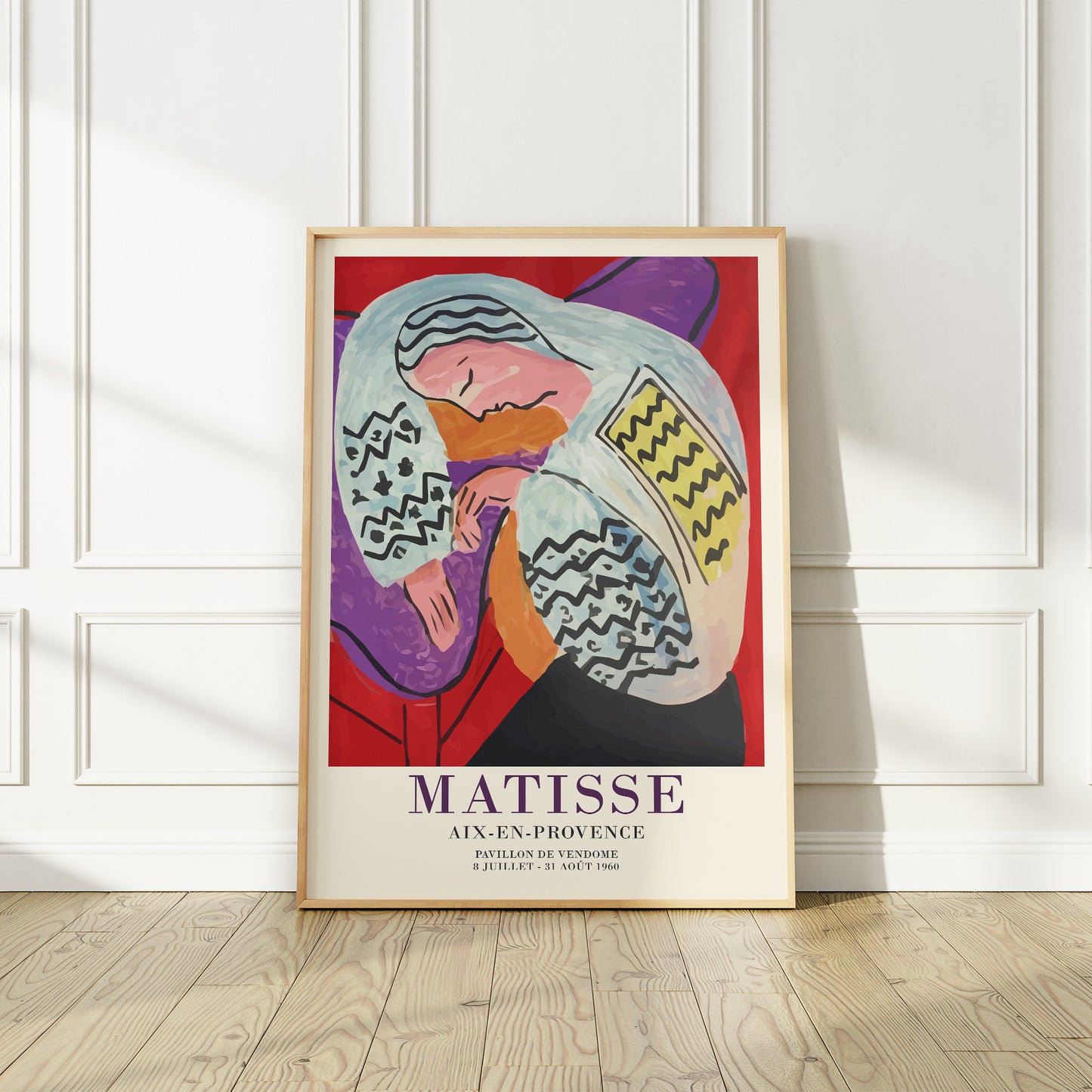 Affiche d'exposition Henri Matisse 1960