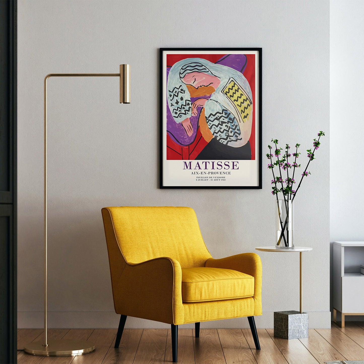 Affiche d'exposition Henri Matisse 1960