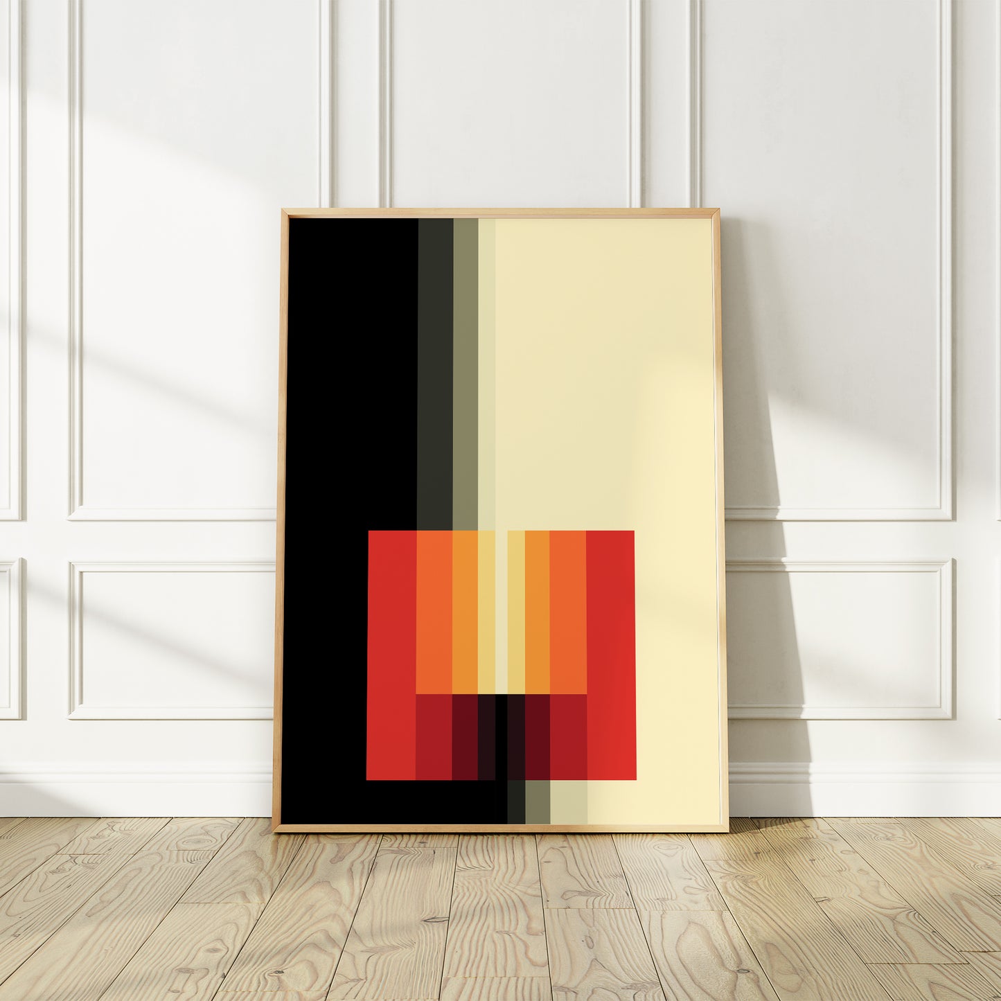 Impression d'art vibrante « Chromorphose 3.01 » de Karl Gerstner, style moderne du milieu du siècle, 1973